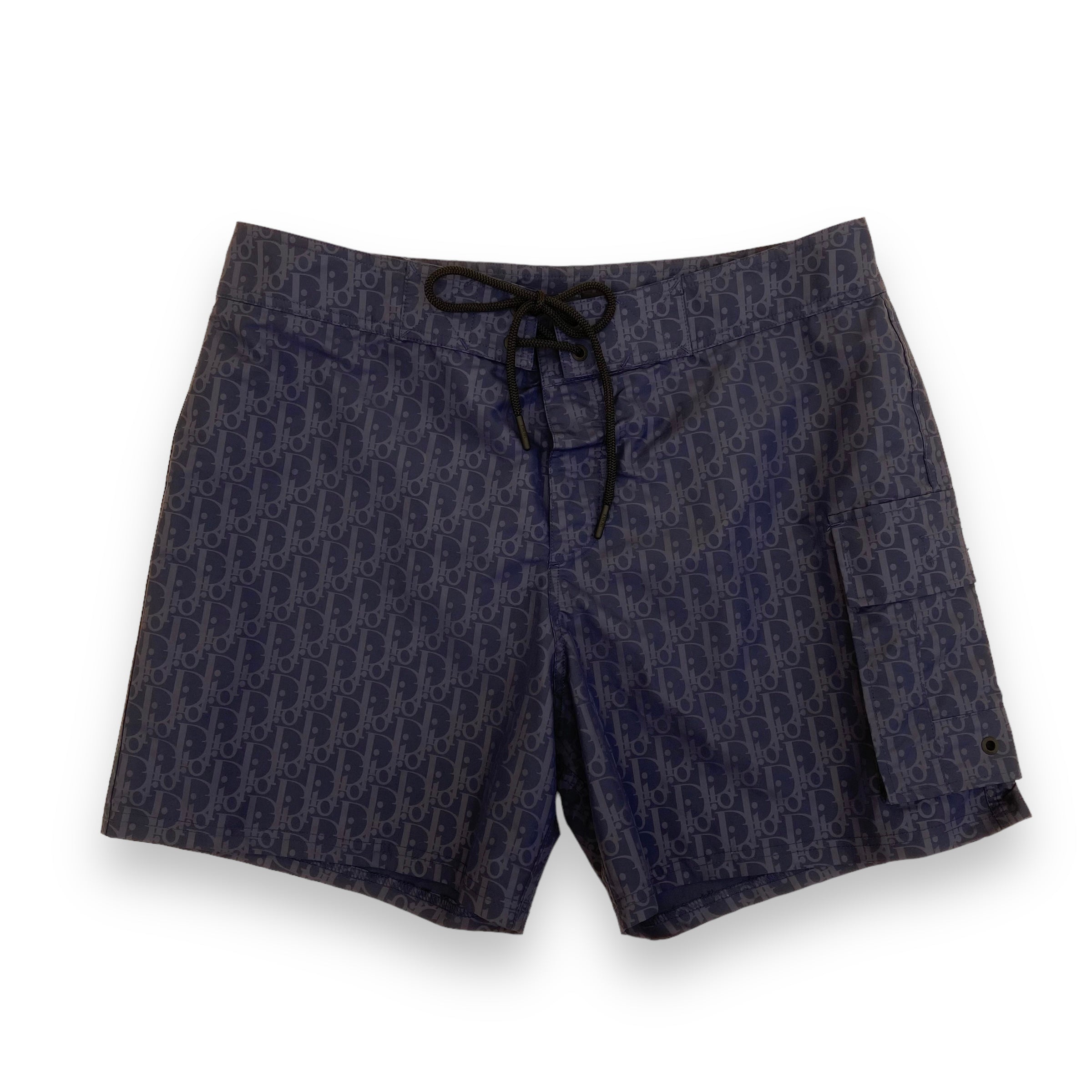 DIOR OBLIQUE SWIM SHORTS NAVY XL
