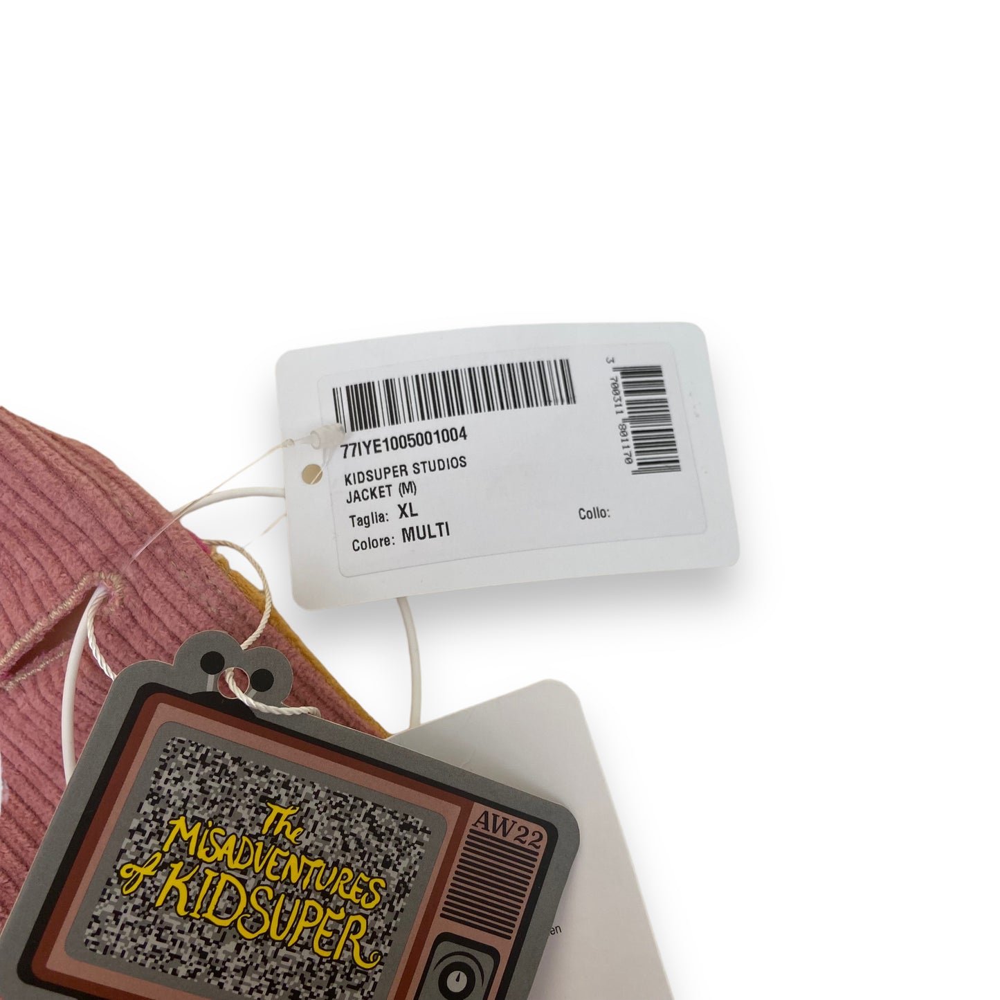 KIDSUPER CORD LANDSCAPE BLAZER MULTICOLOURED XL