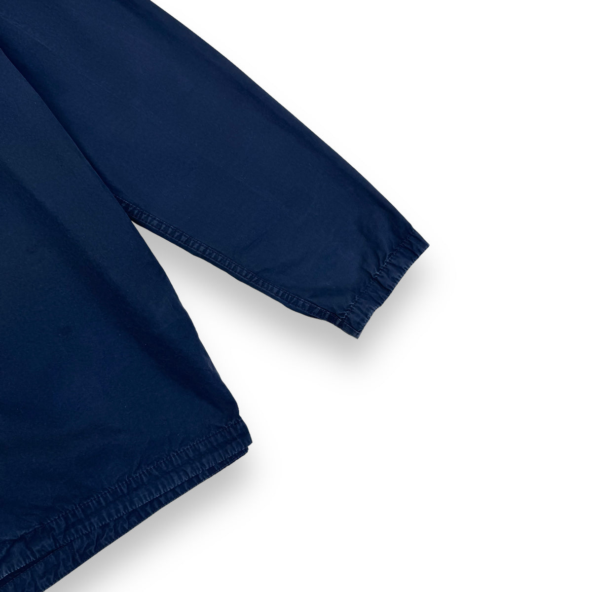 STONE ISLAND GARMENT DYED POCKET ZIP-UP OVERSHIRT NAVY XL