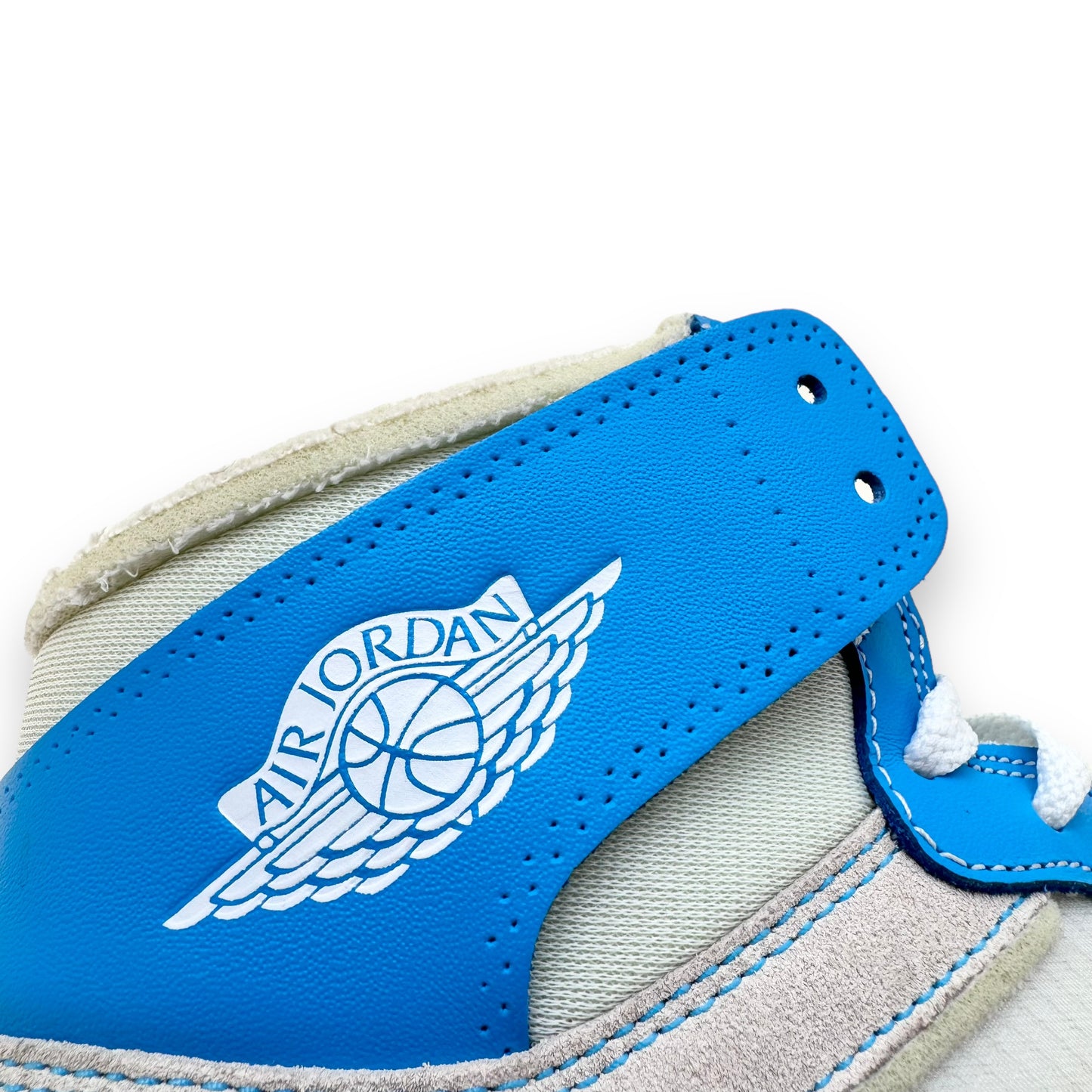 NIKE X OFF-WHITE JORDAN 1 HIGH UNIVERSITY BLUE UNC SNEAKER UK11