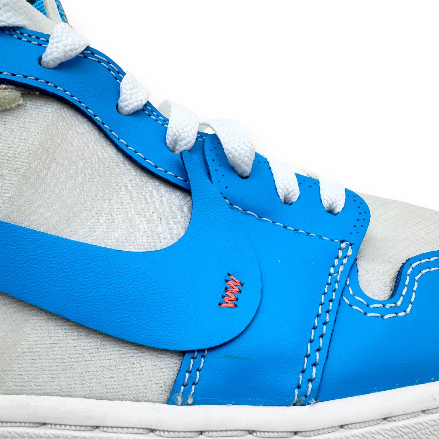 NIKE X OFF-WHITE JORDAN 1 HIGH UNIVERSITY BLUE UNC SNEAKER UK11