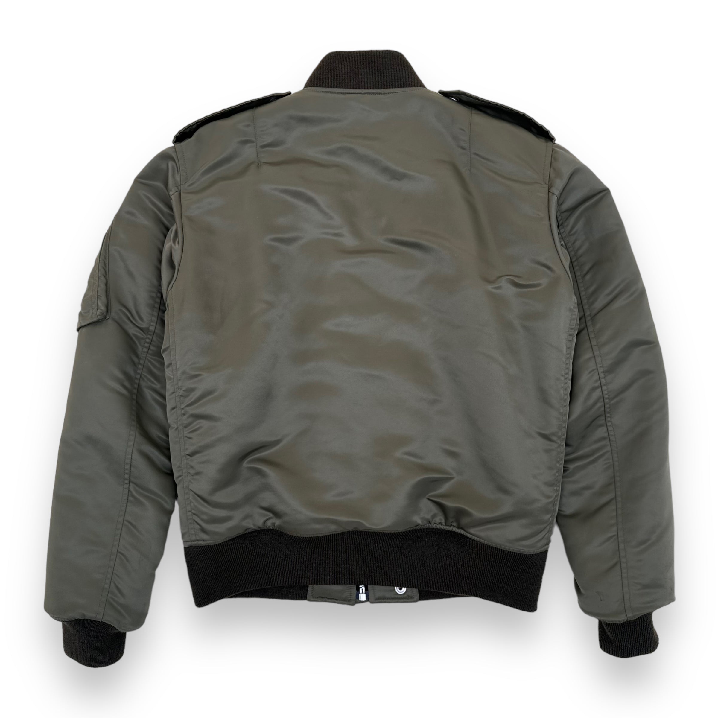 SAINT LAURENT MA-1 BOMBER JACKET KHAKI S