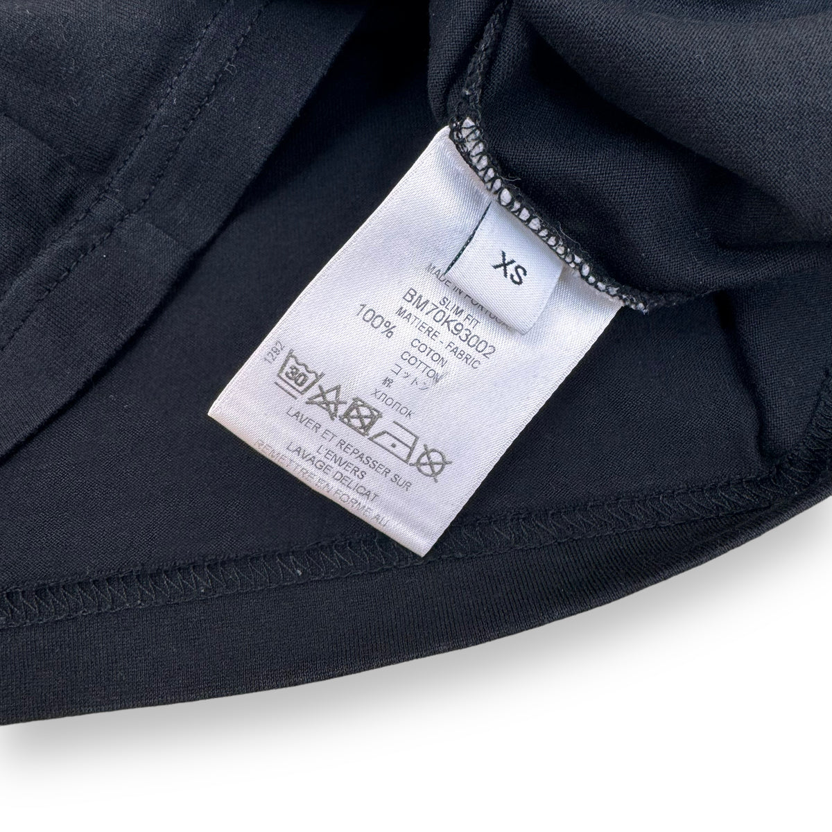 GIVENCHY LOGO COTTON T-SHIRT BLACK XS