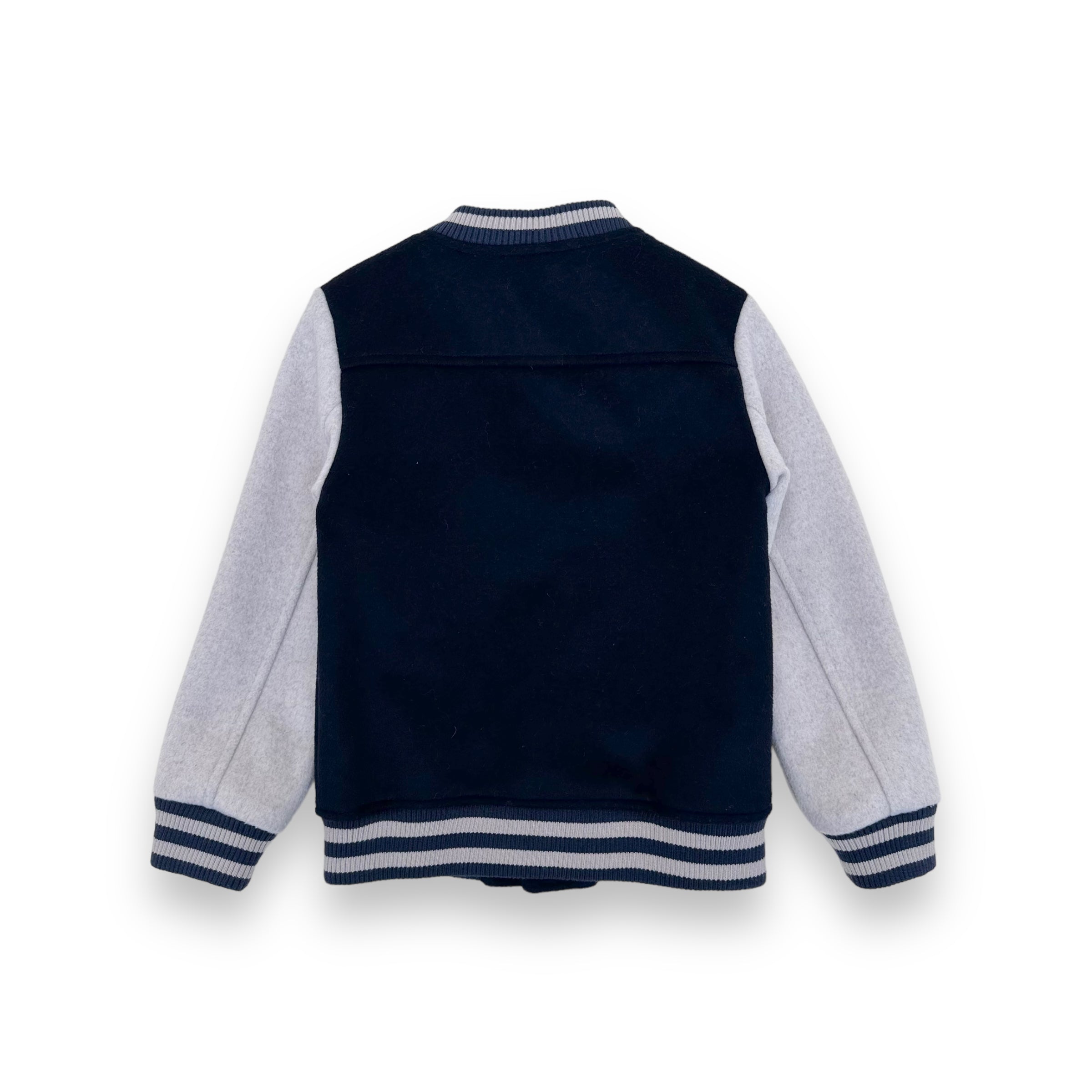 REISS WOOL BOMBER JACKET BLACK AGE7
