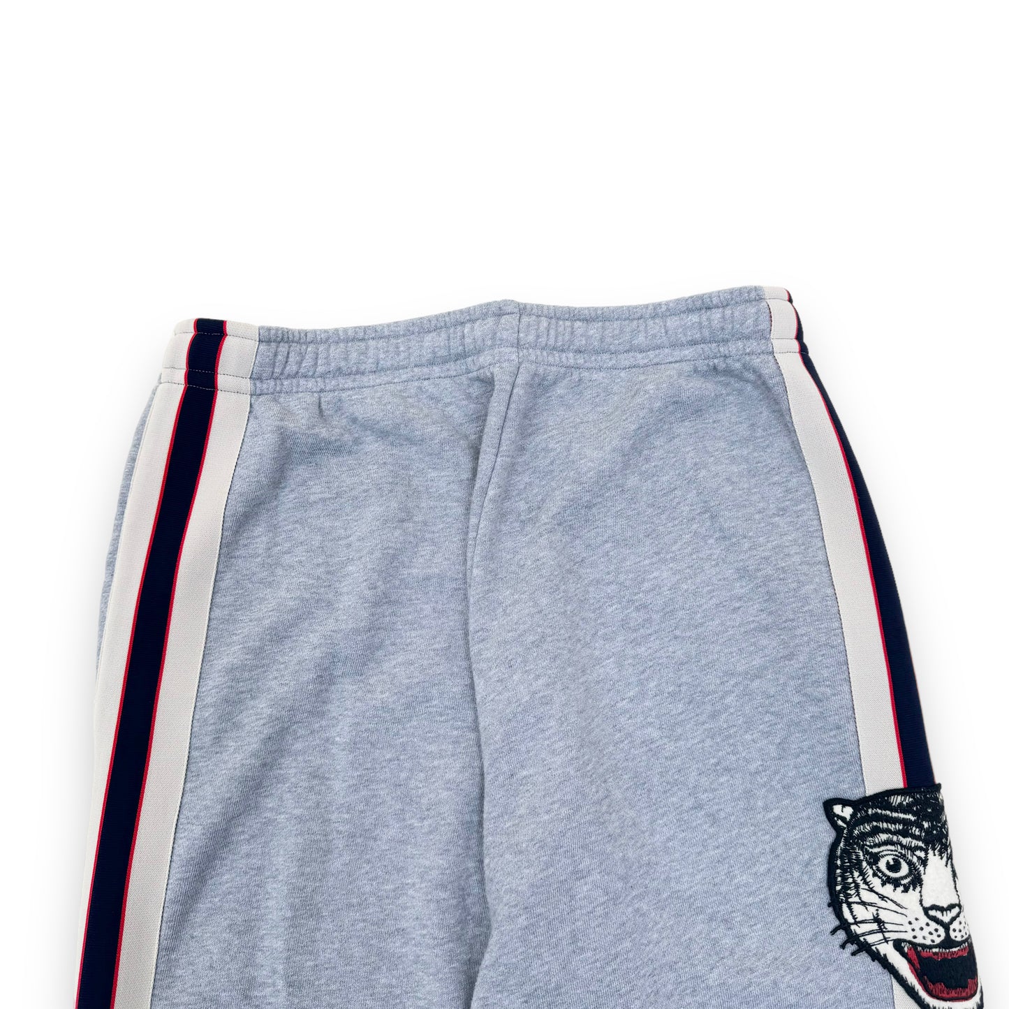 GUCCI WOLF MOTIF JERSEY SWEATPANTS GREY XL