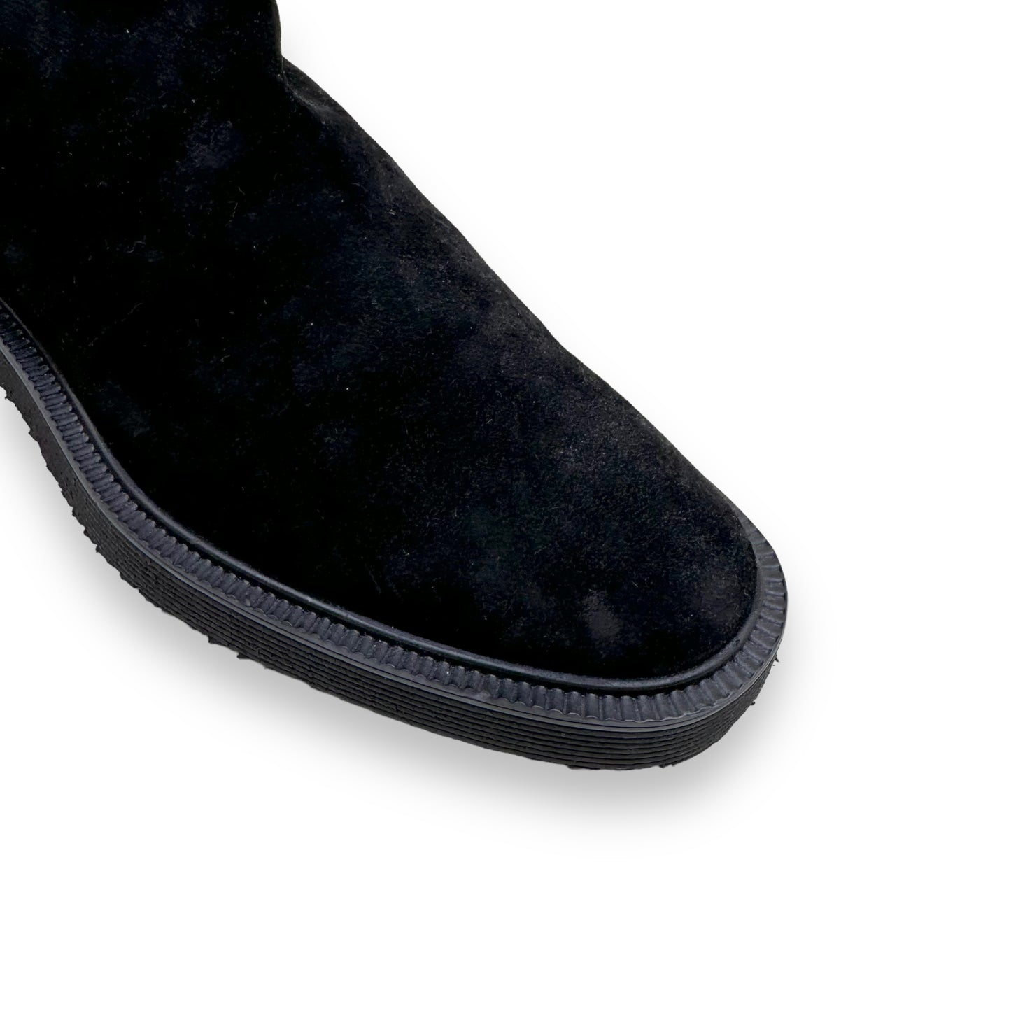 GIUSEPPE ZANOTTI SUEDE CHELSEA BOOTS BLACK UK6