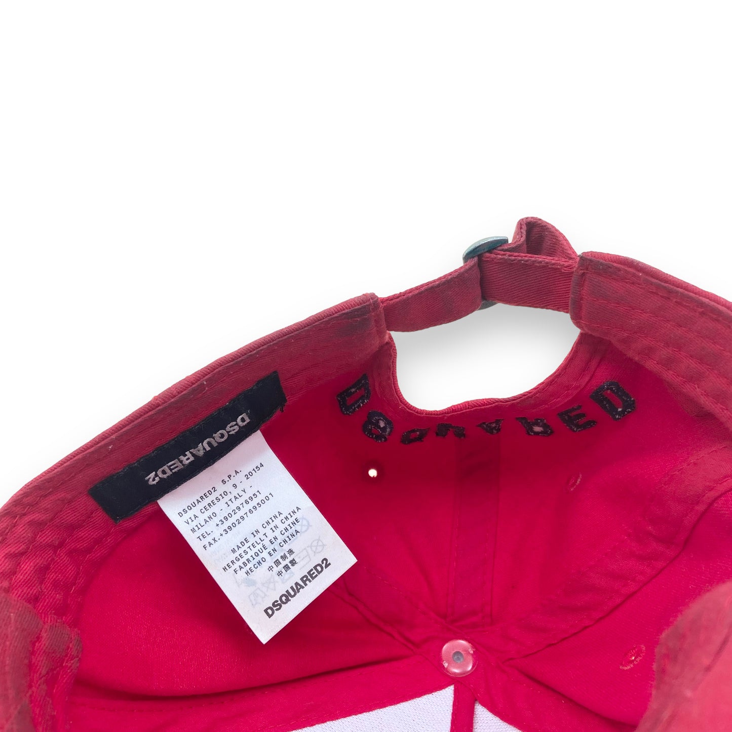 DSQUARED2 ICON CAP RED