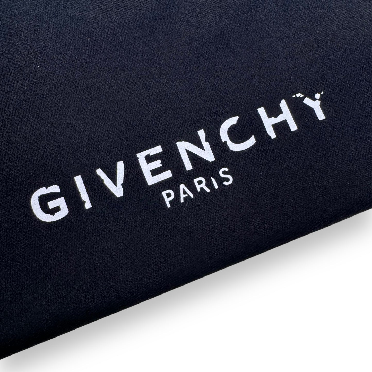 GIVENCHY LOGO COTTON T-SHIRT BLACK XS