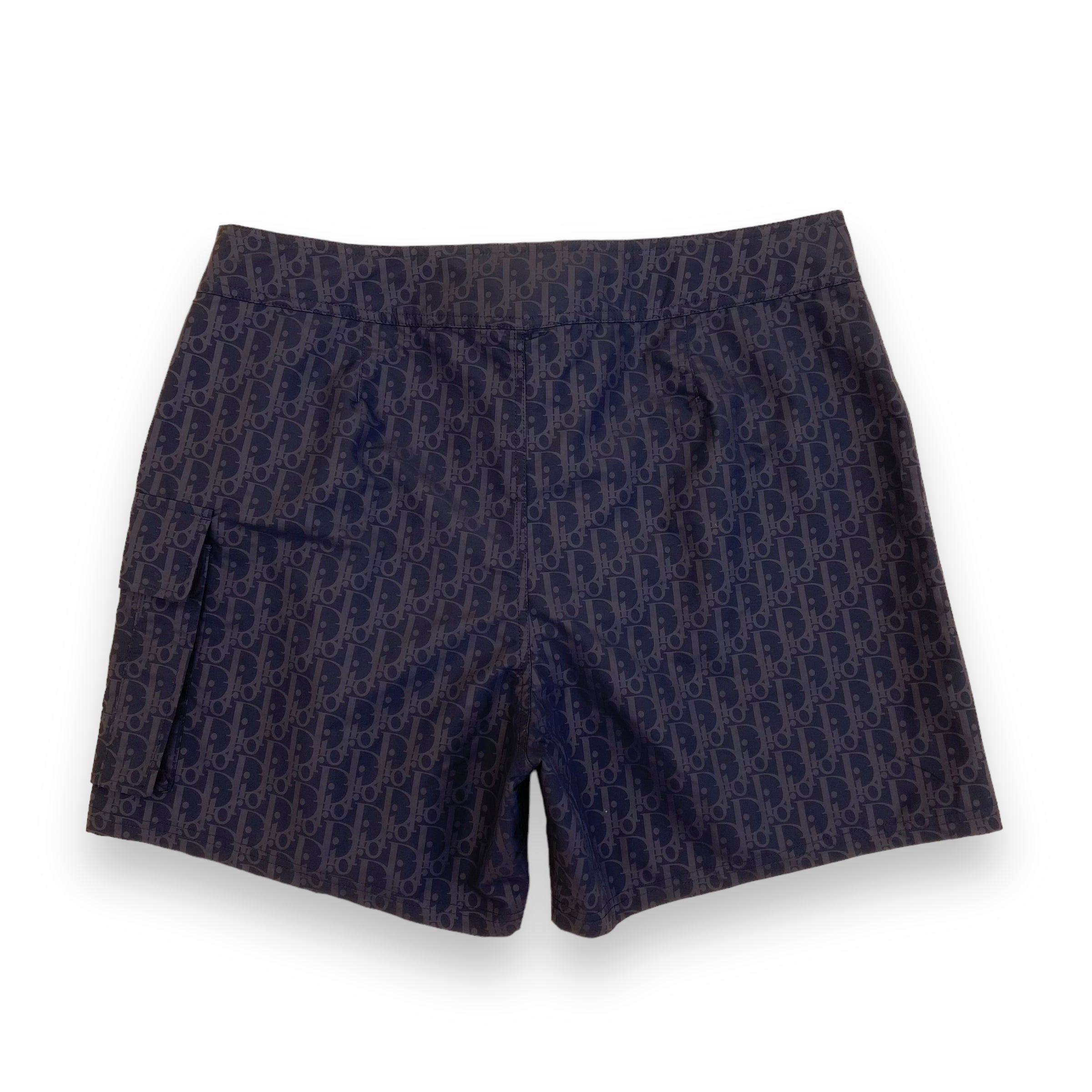DIOR OBLIQUE SWIM SHORTS NAVY XL