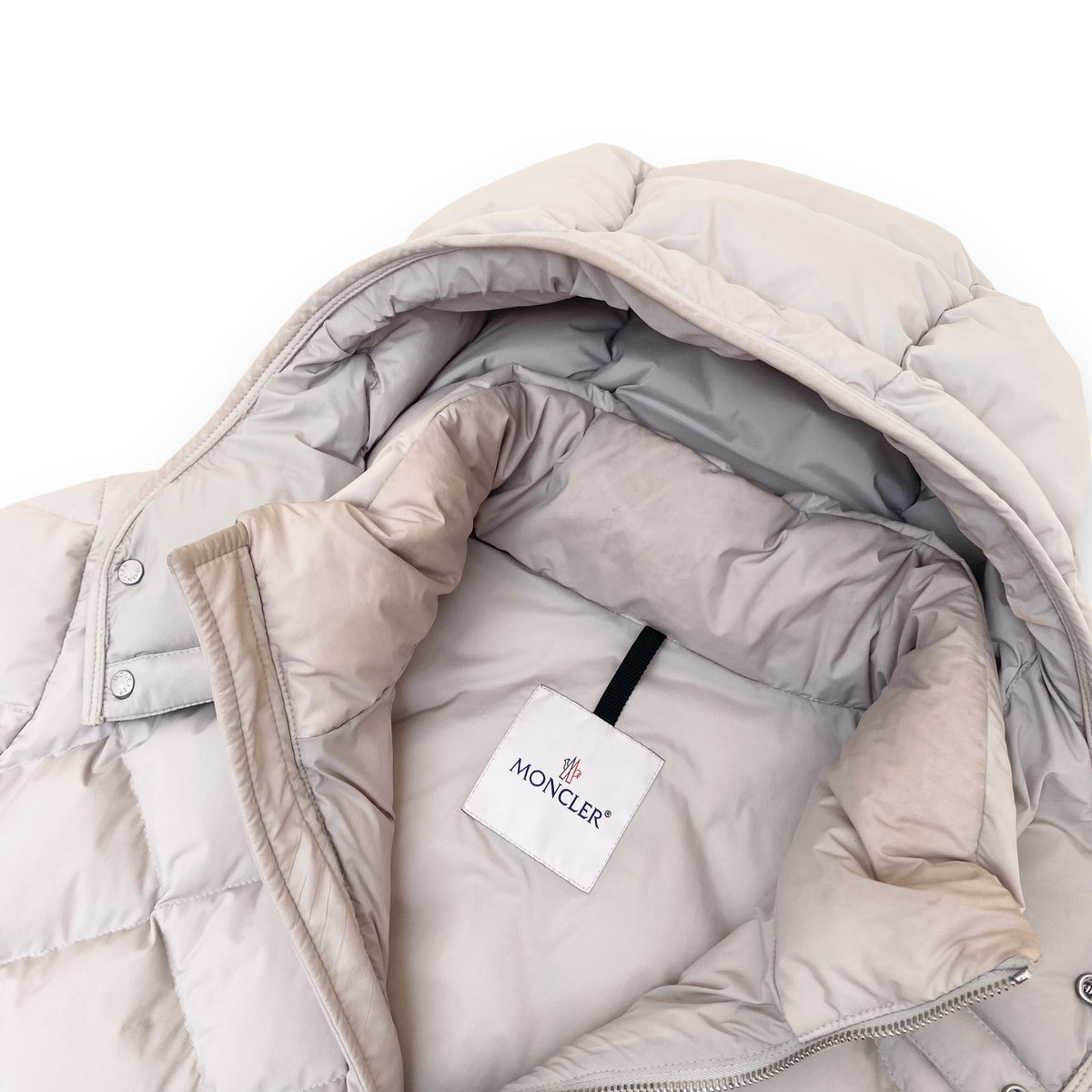 MONCLER CECAUD GIUBBOTTO PUFFER JACKET GREY XL
