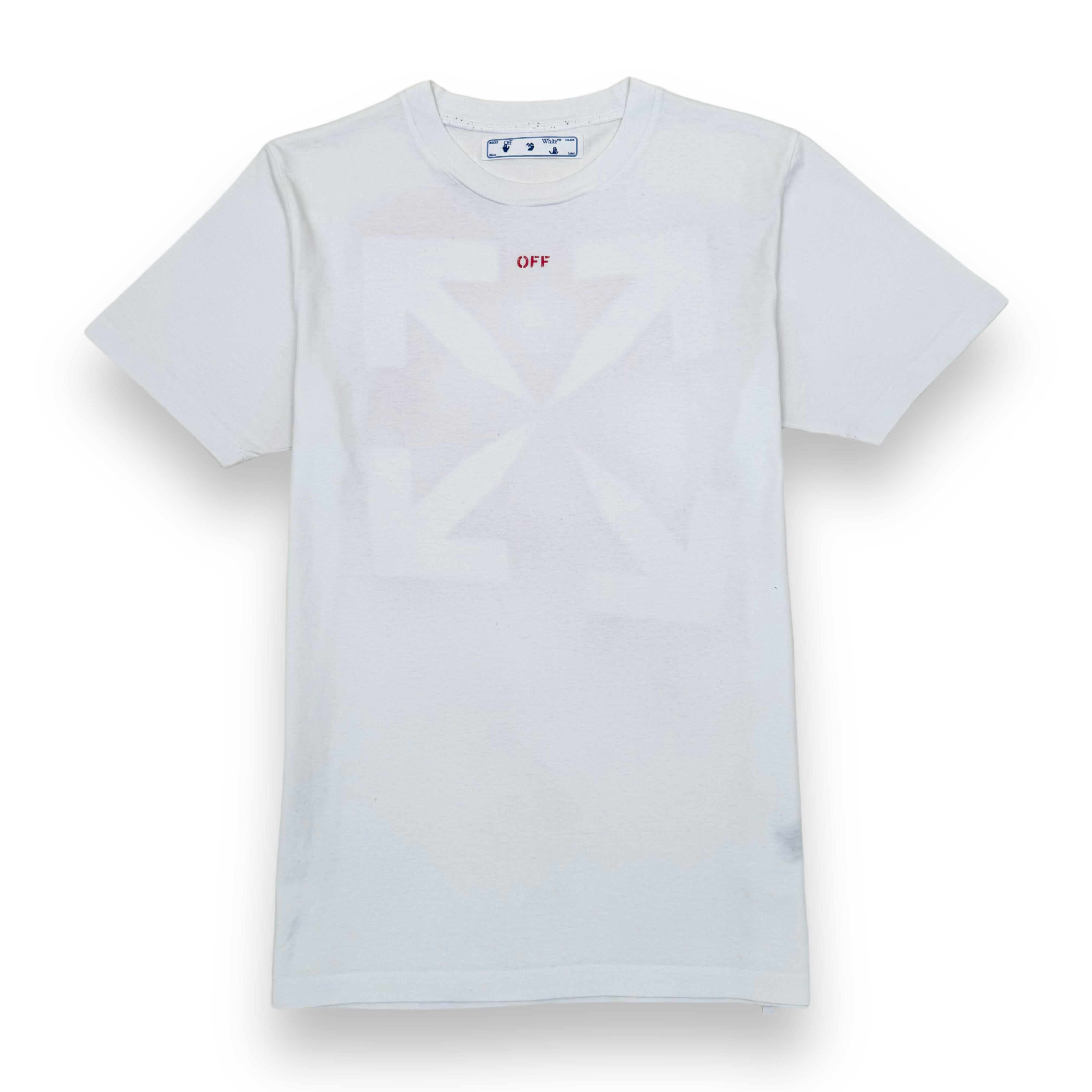 OFF-WHITE STENCIL ARROWS T-SHIRT WHITE / RED M