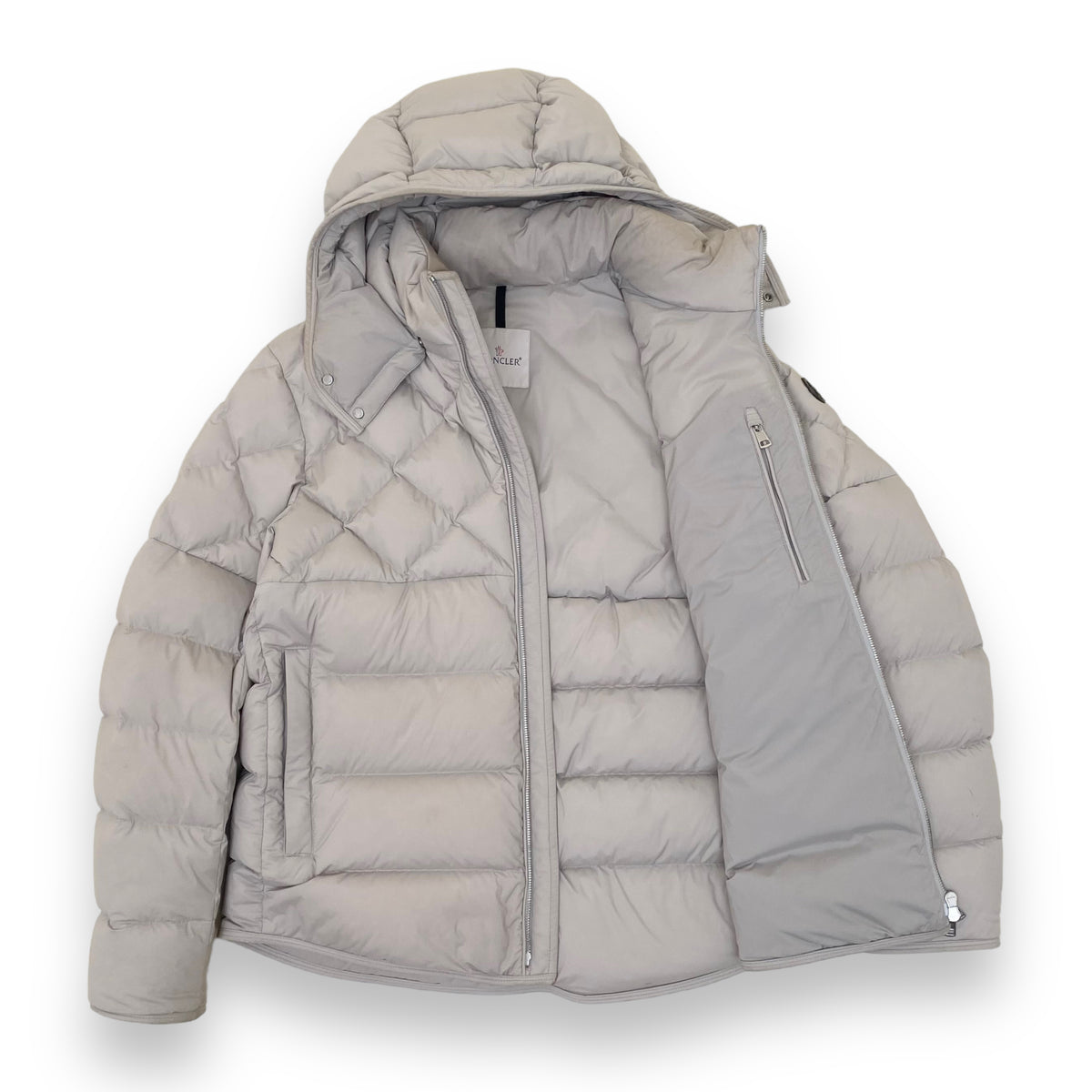 MONCLER CECAUD GIUBBOTTO PUFFER JACKET GREY XL