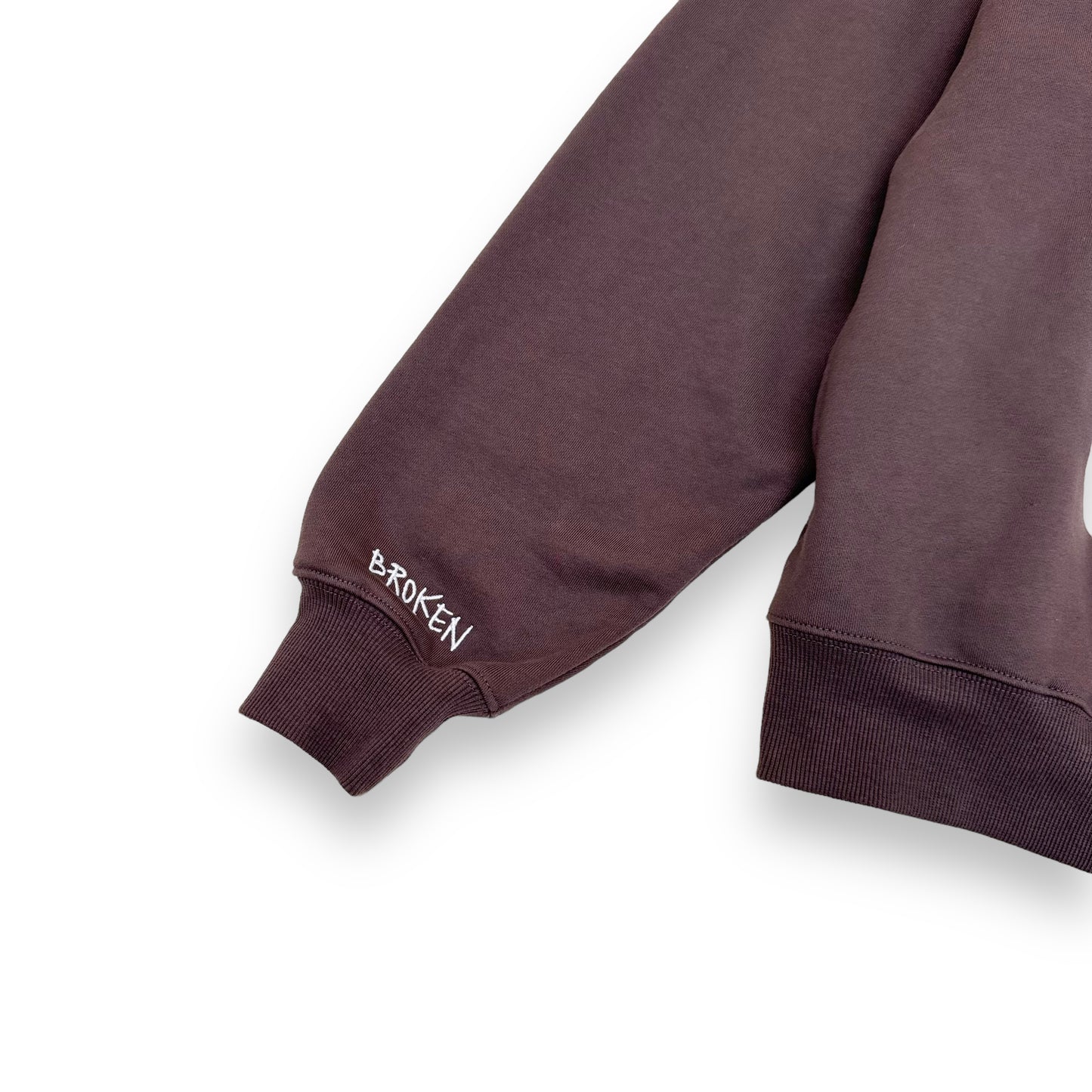 BROKEN PLANET OUT OF SIGHT COTTON HOODIE BROWN M