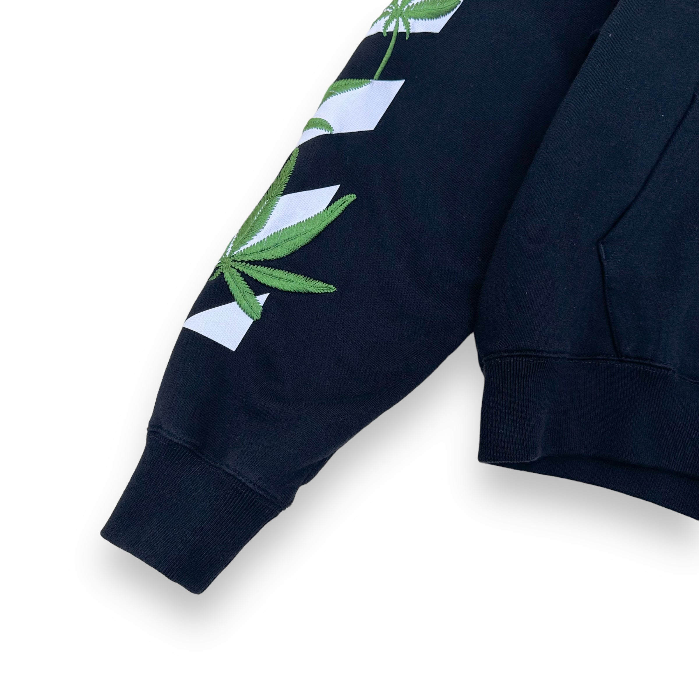 OFF-WHITE PLANT HOODIE BLACK M