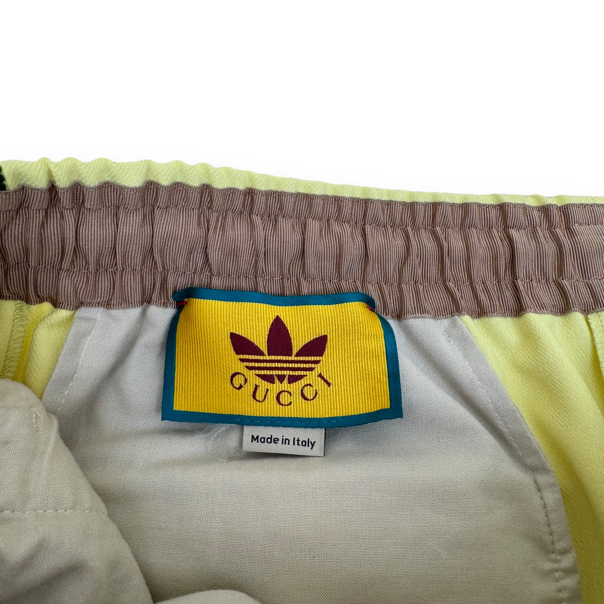 GUCCI X ADIDAS 2023 TRACK PANTS YELLOW / GREEN L