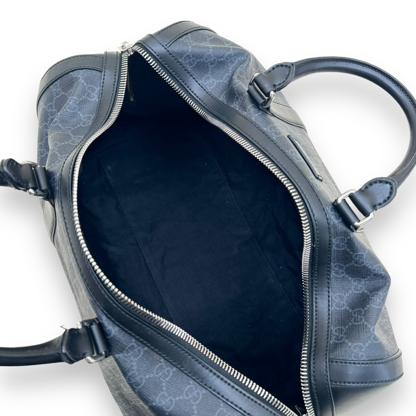 GUCCI GG CARRY-ON DUFFLE BAG BLACK