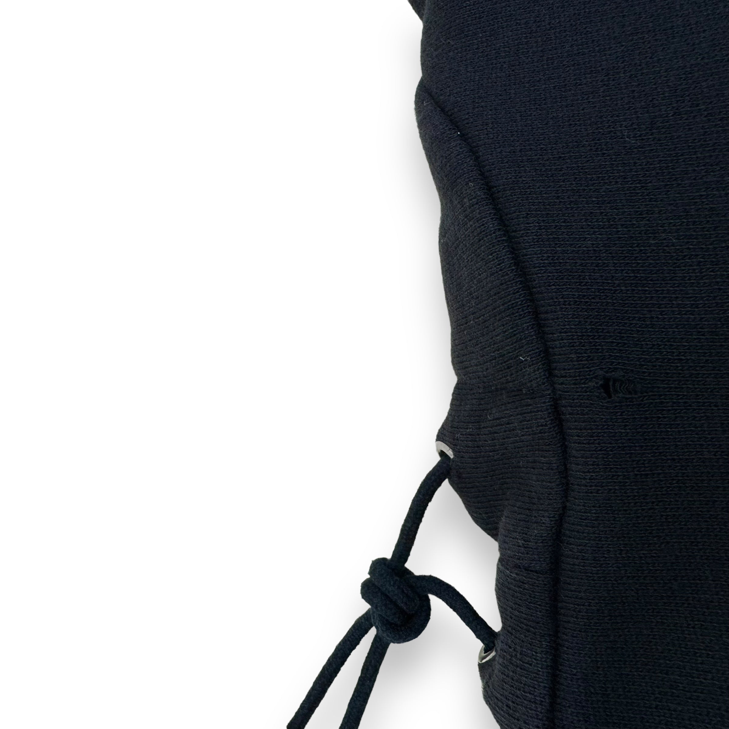 SAINT LAURENT LOGO HOODIE BLACK XL