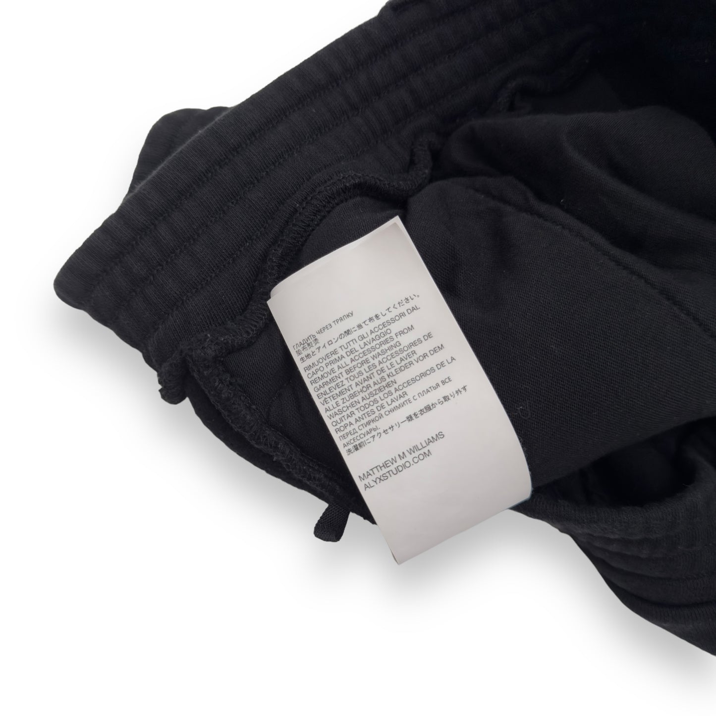 1017 ALYX 9SM SWEATPANTS BLACK M