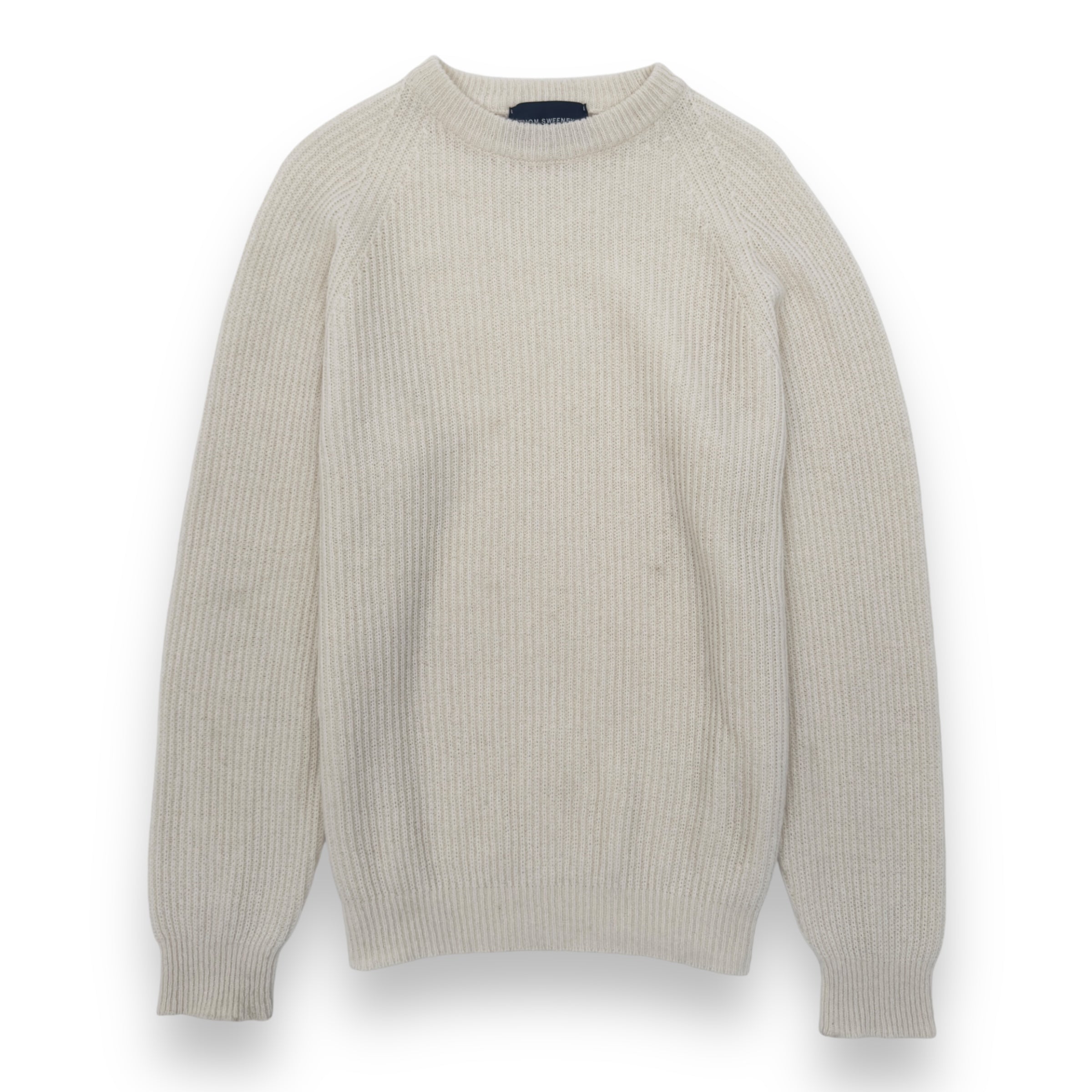 THOM SWEENEY CASHMERE KNITTED SWEATER CREAM L