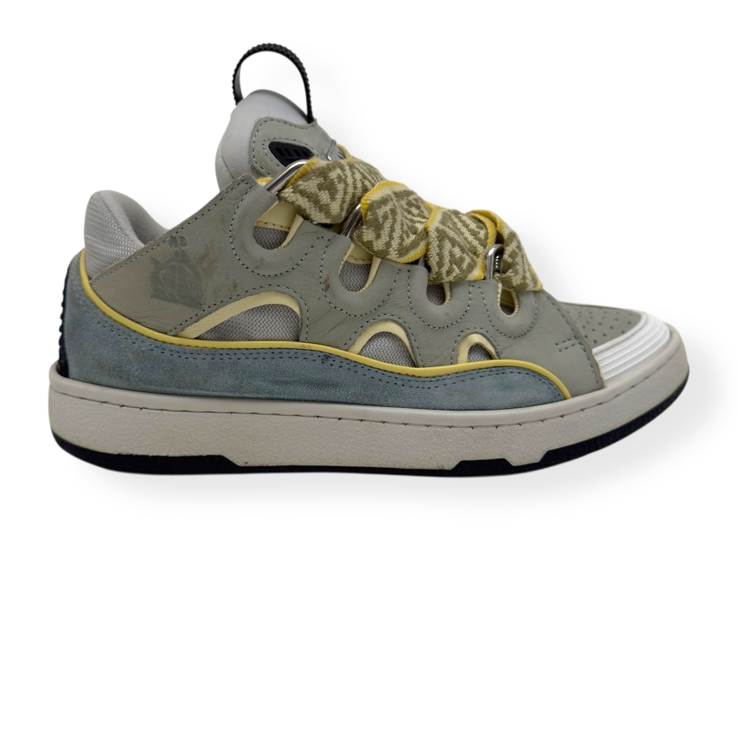 LANVIN CURB SNEAKER BLUE / GREY 37 / UK4