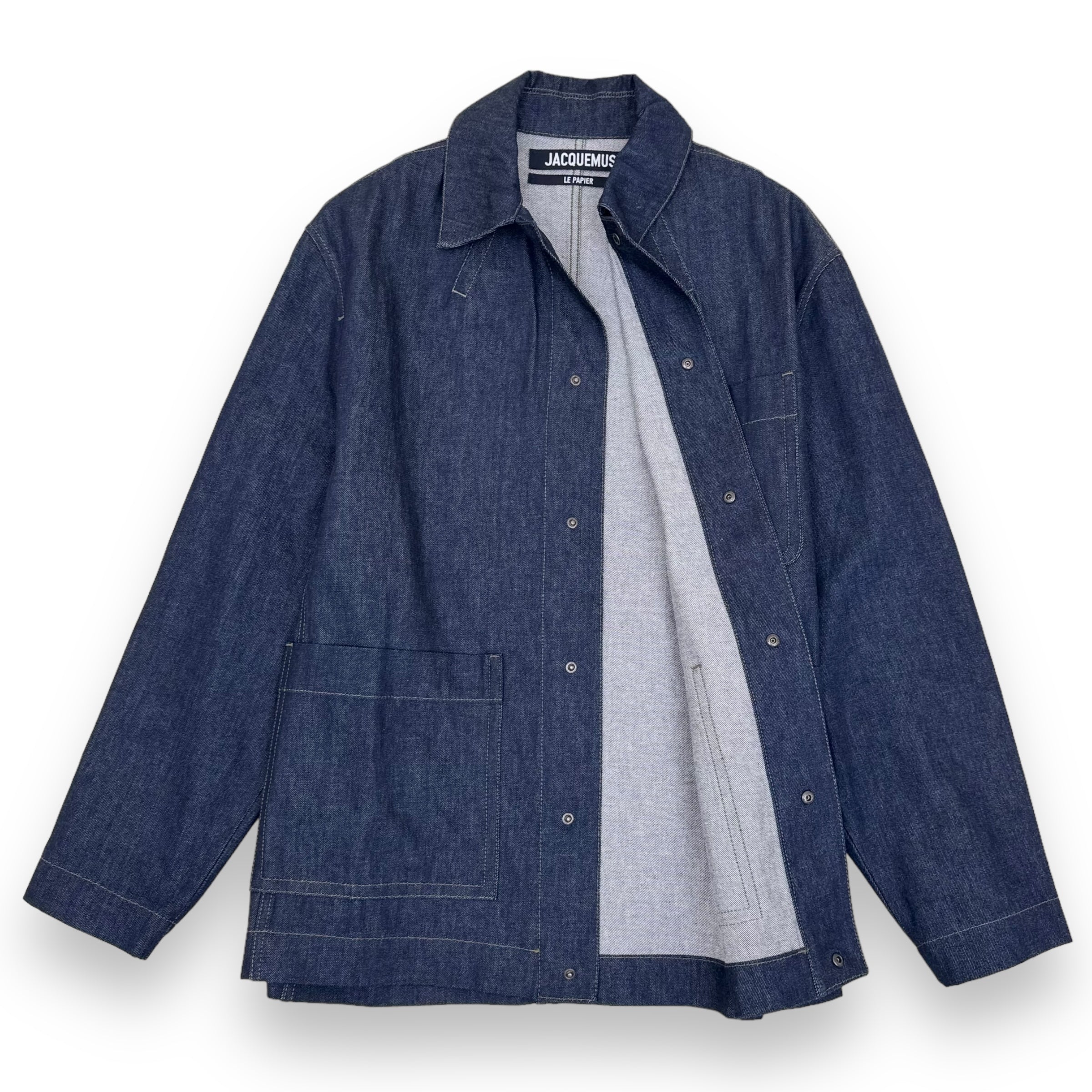 JACQUEMUS ‘LE PAPIER’ DENIM JACKET NAVY XL