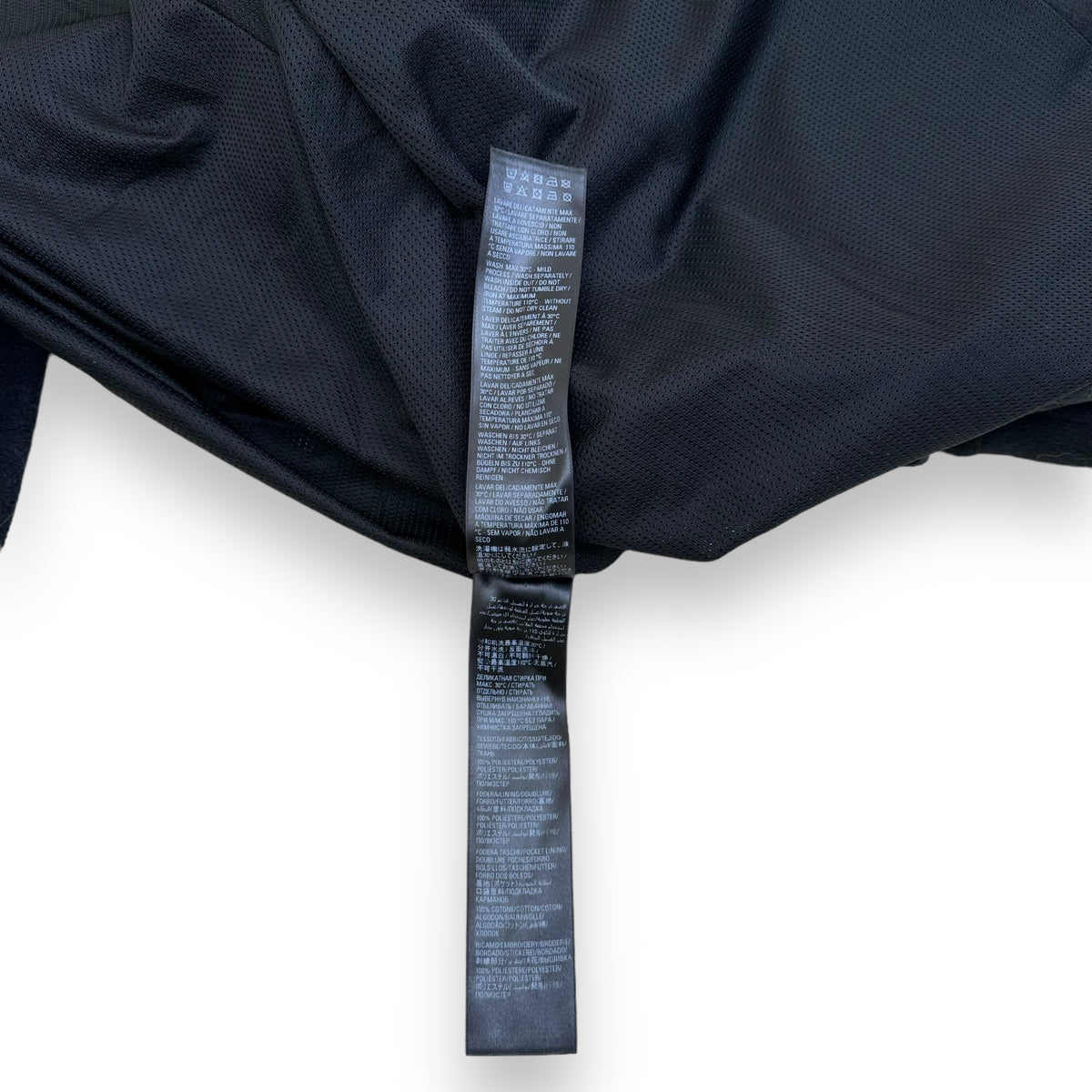 BALENCIAGA LOGO SPORT FLEECE ZIP-UP SWEATER BLACK / GREY XL