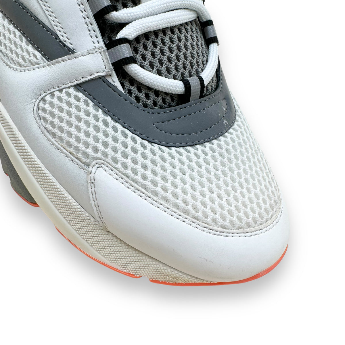 DIOR B22 SNEAKER WHITE / GREY / ORANGE UK9