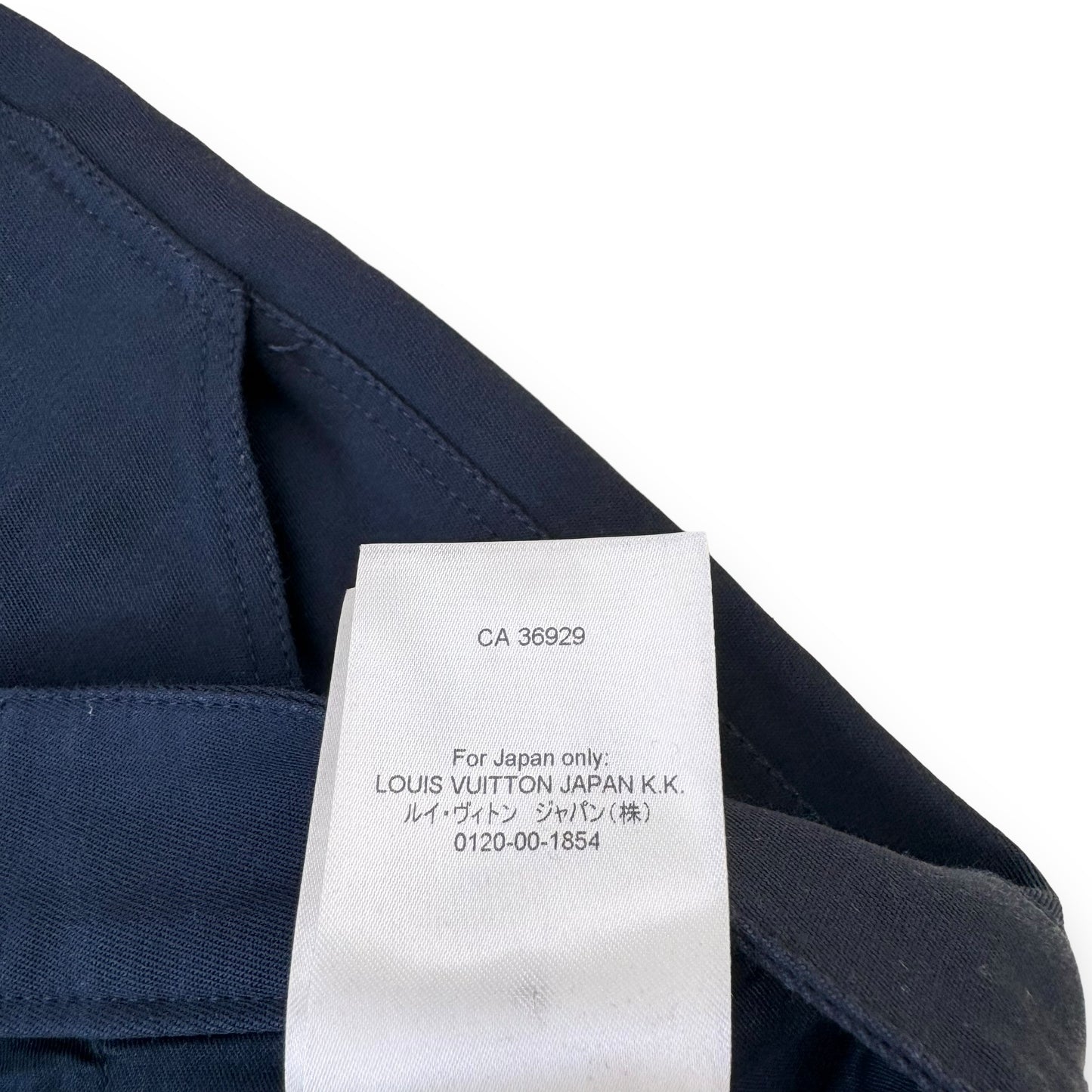 LOUIS VUITTON LVSE PANELLED CARGO PANTS NAVY L