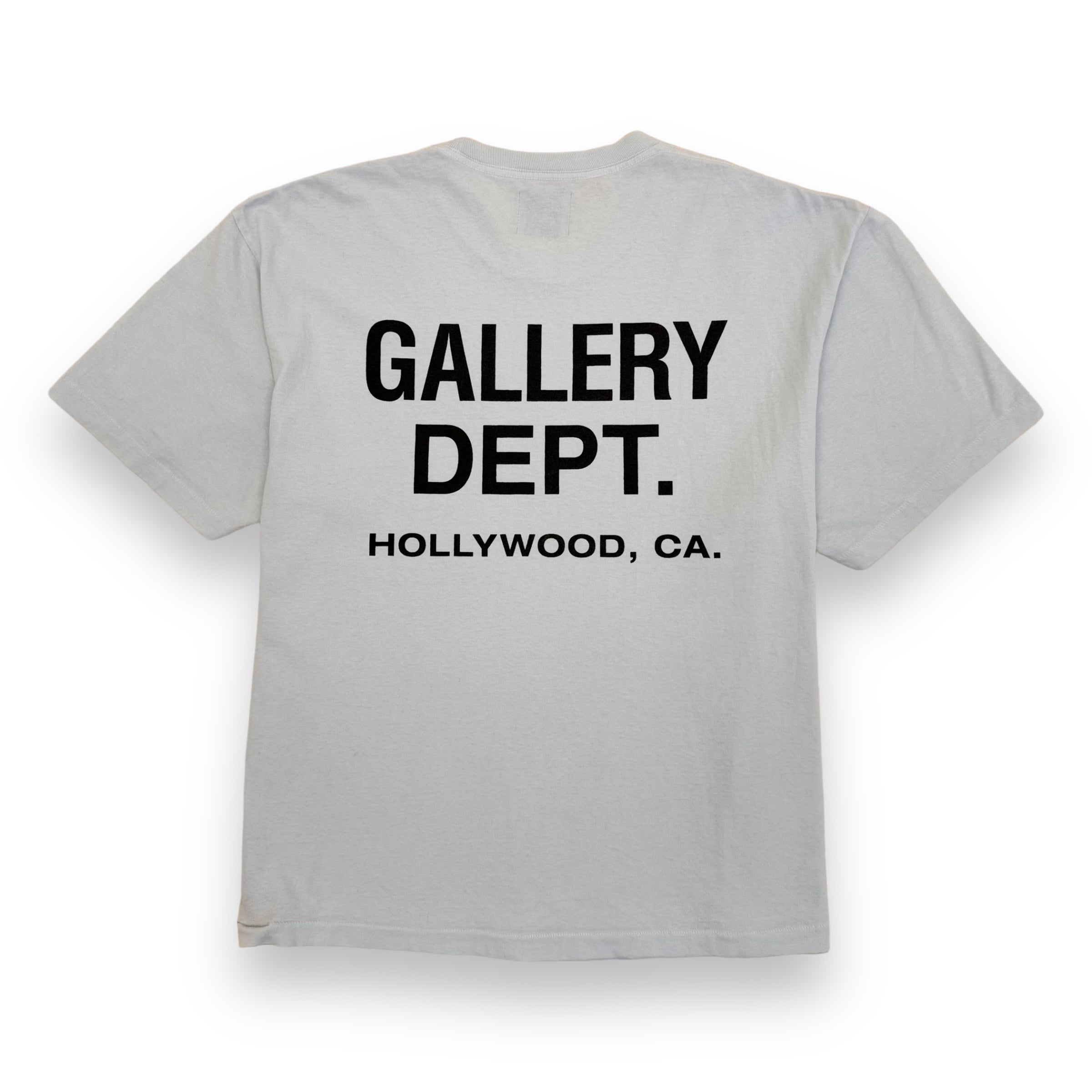 GALLERY DEPT. LOGO-PRINT T-SHIRT BABY BLUE XL