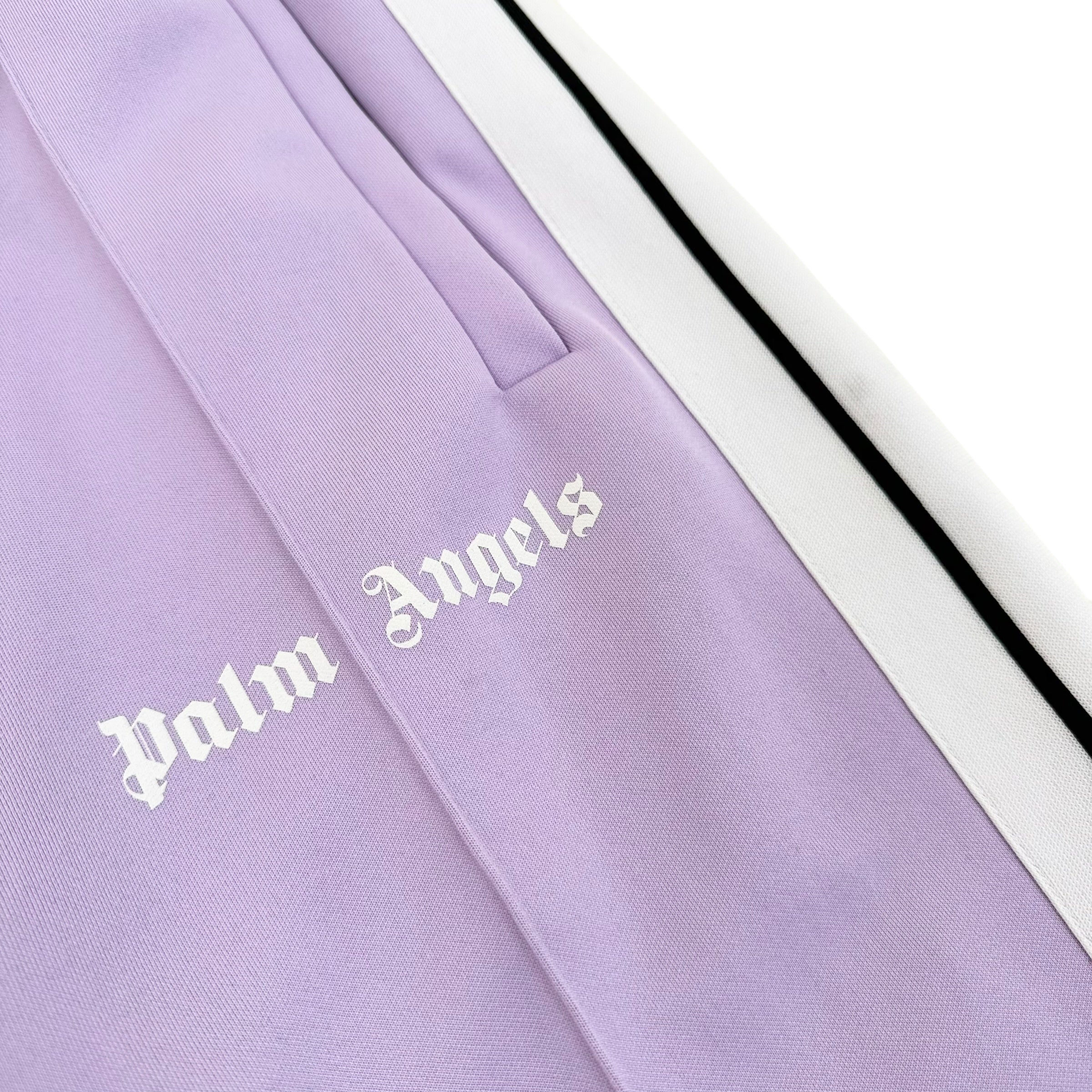PALM ANGELS CLASSIC TRACK PANTS LILAC XL