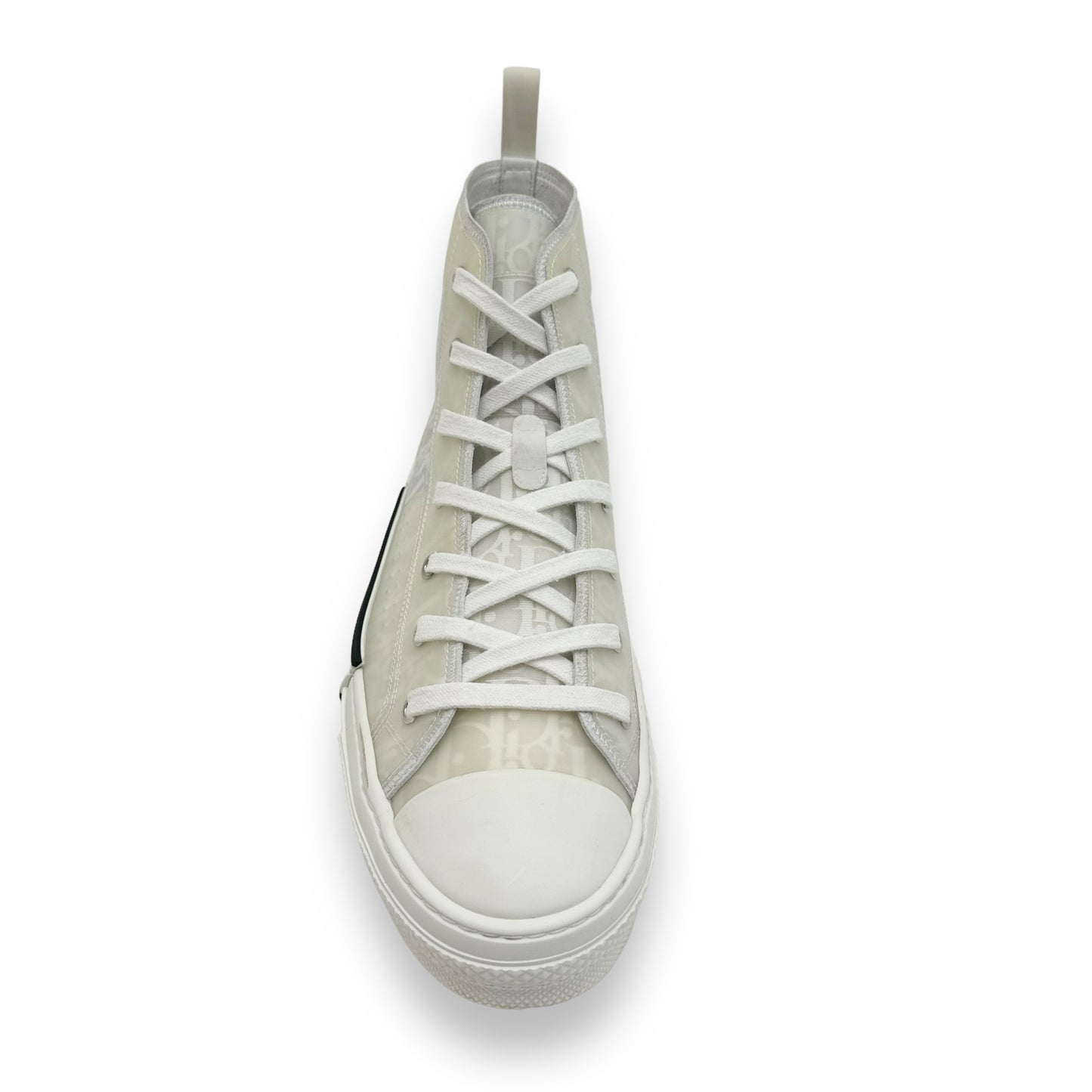 DIOR B23 OBLIQUE HIGH TOP SNEAKER WHITE UK11