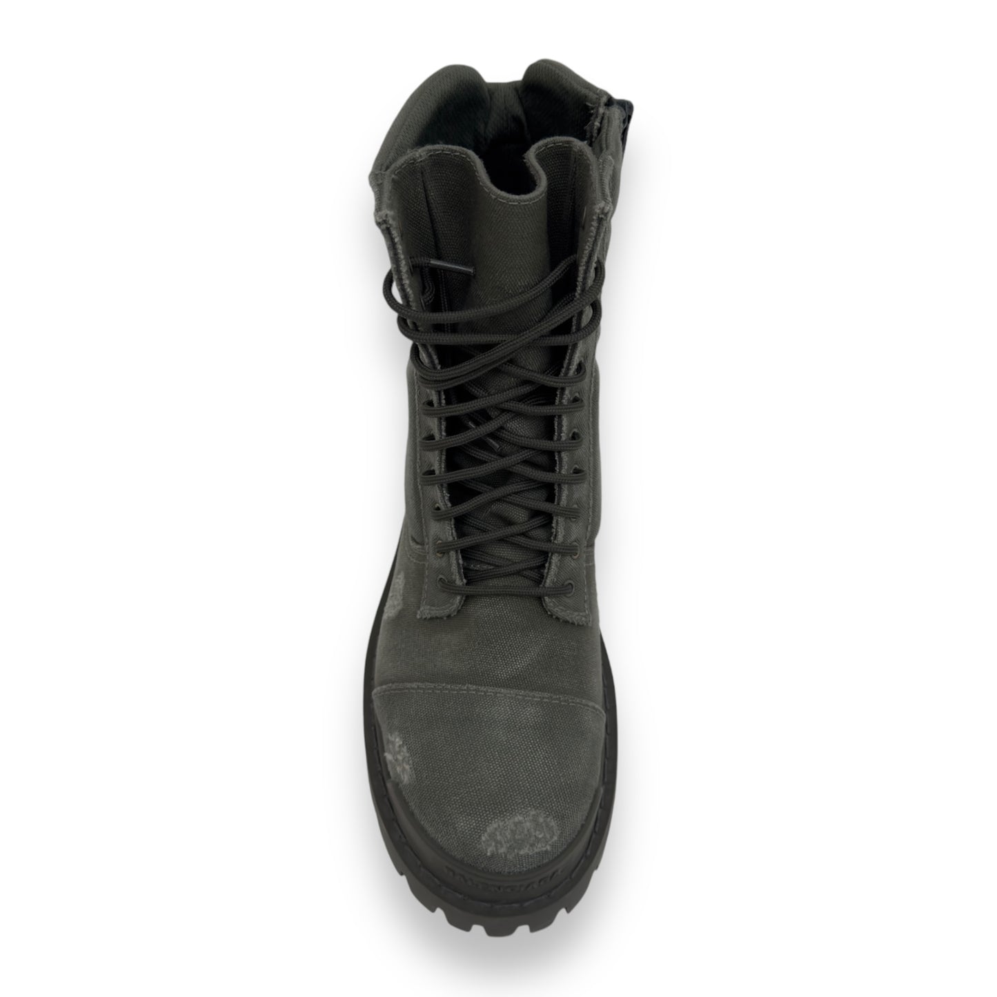 BALENCIAGA COMBAT STRIKE 20MM BOOTS KHAKI UK6