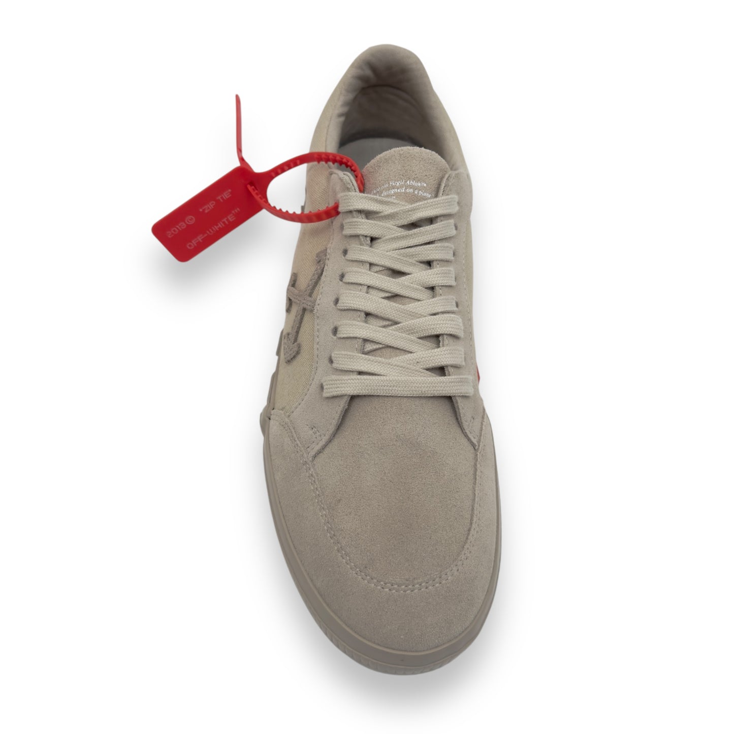 OFF-WHITE VULCANIZED LOW TOP SNEAKER BEIGE UK11 / 45