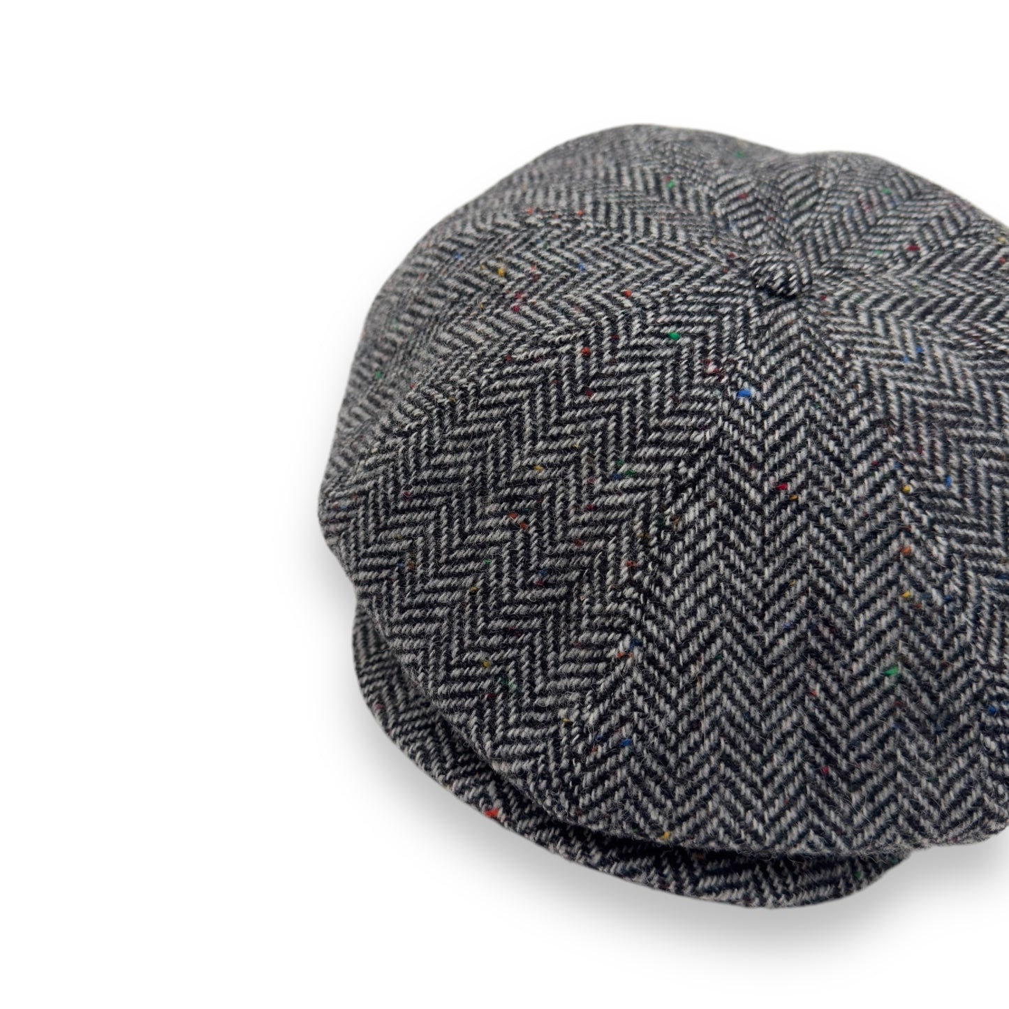 THOM SWEENEY BAKER BOY HAT GREY / MULTICOLOURED L