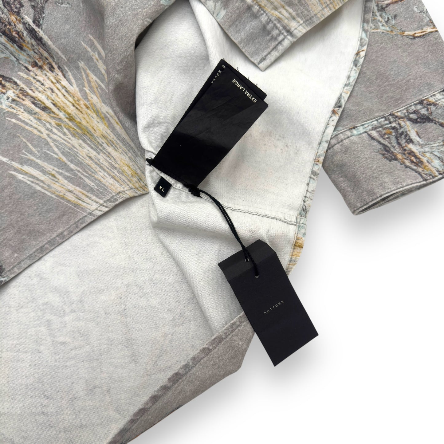 FEAR OF GOD 6TH COLLECTION PRAIRIE GHOST CAMO OVERSHIRT GREY / BLUE XL