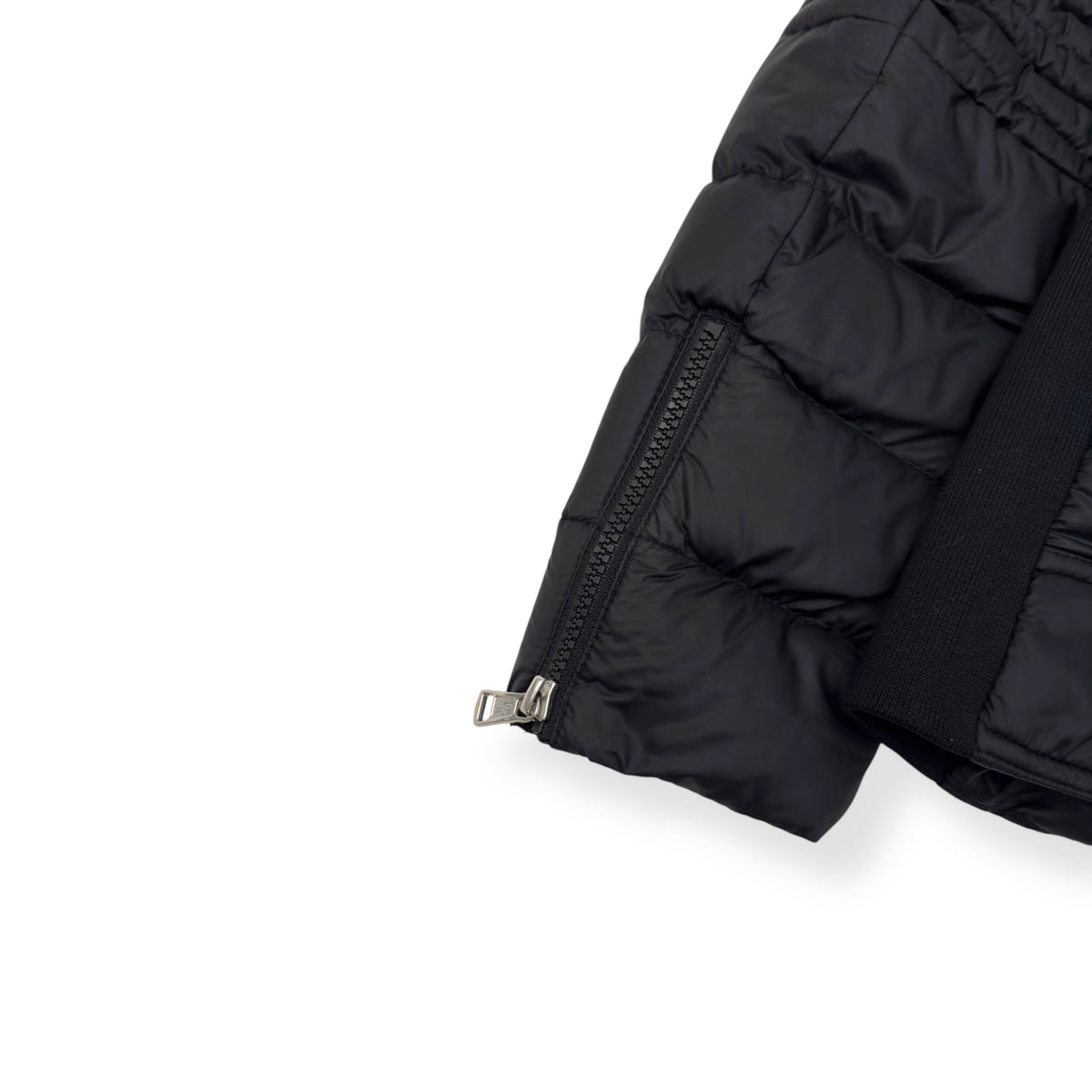 MONCLER AUBIN QUILTED SHELL DOWN JACKET BLACK 3 / M