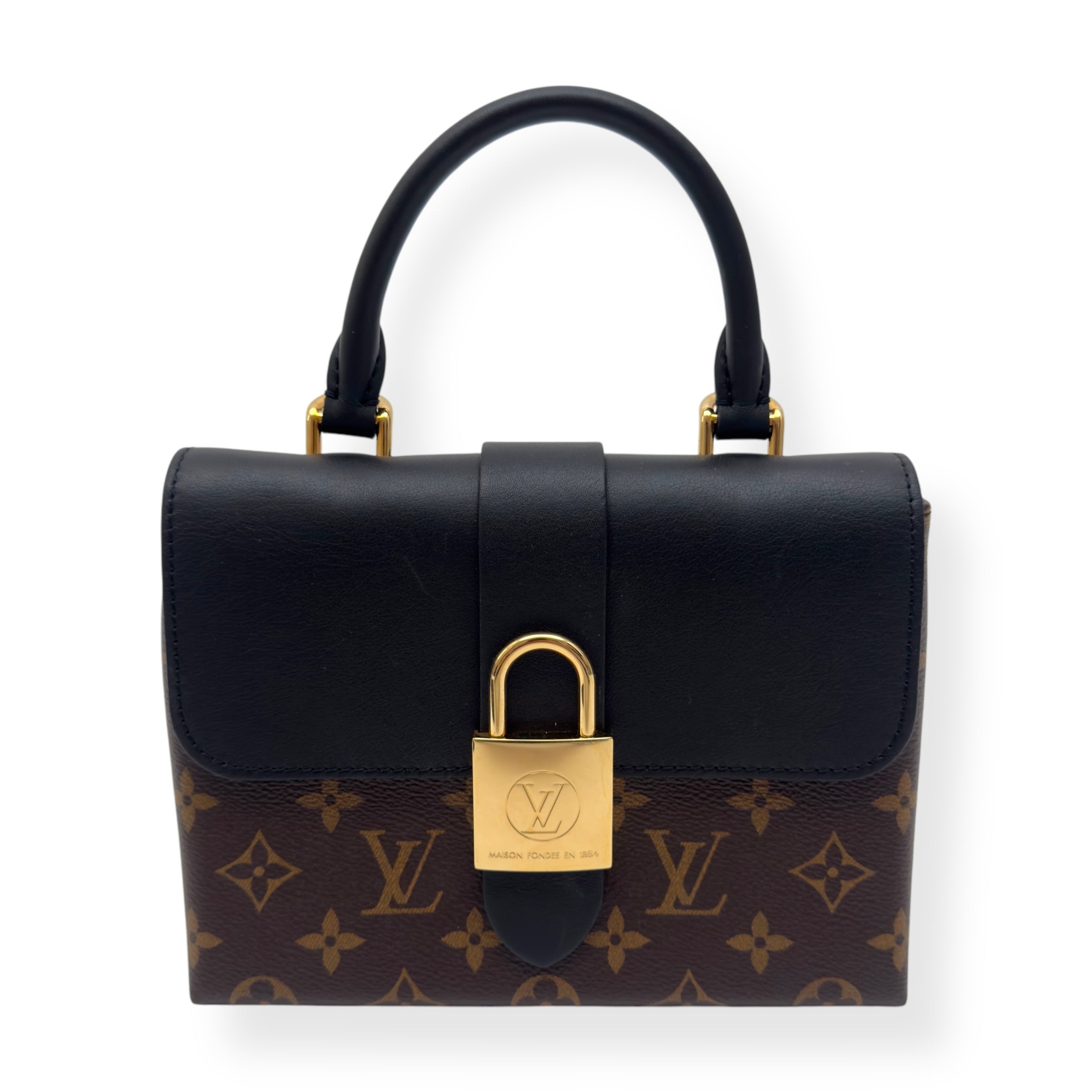 LOUIS VUITTON LOCKY BB MONOGRAM CANVAS / LEATHER BAG