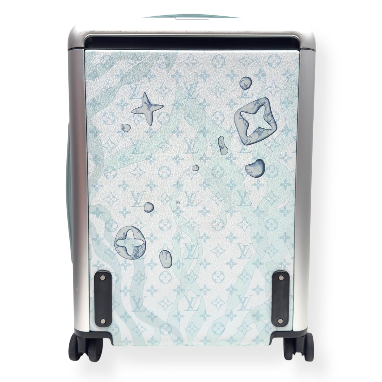 LOUIS VUITTON HORIZON 55 SUITCASE CRYSTAL BLUE M