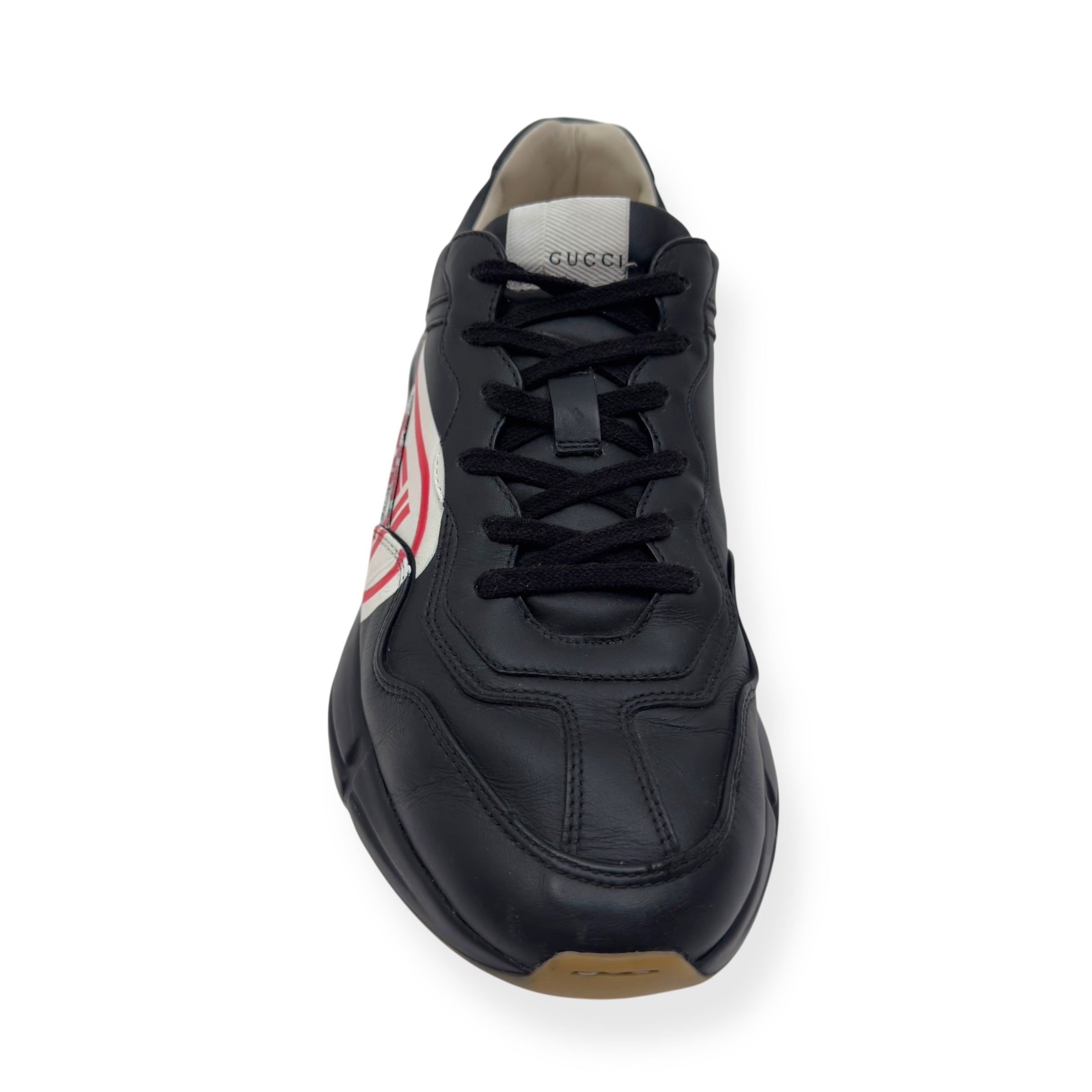GUCCI RHYTON SEGA SNEAKER BLACK / RED UK9.5