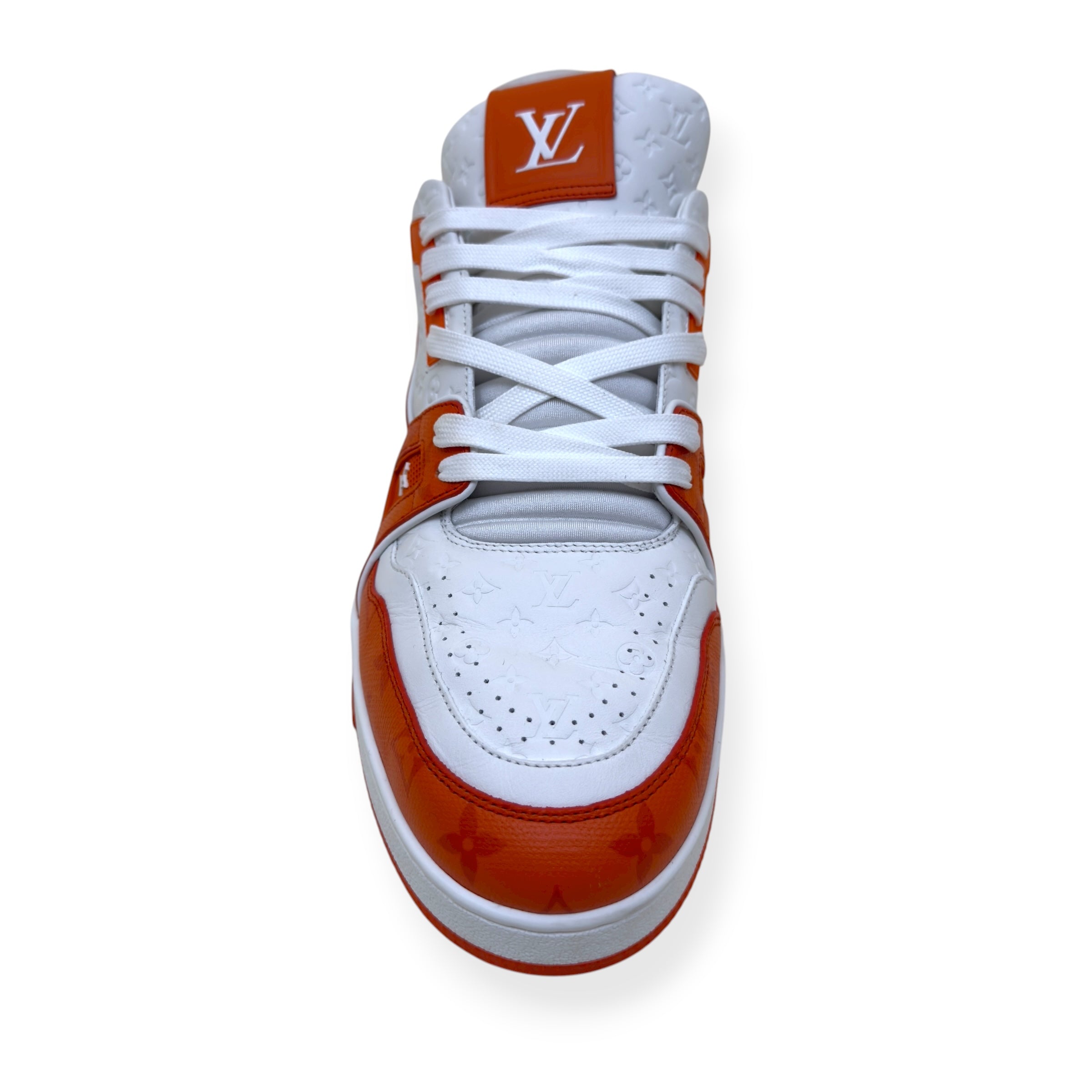 LOUIS VUITTON MONOGRAM LV TRAINER ORANGE UK11