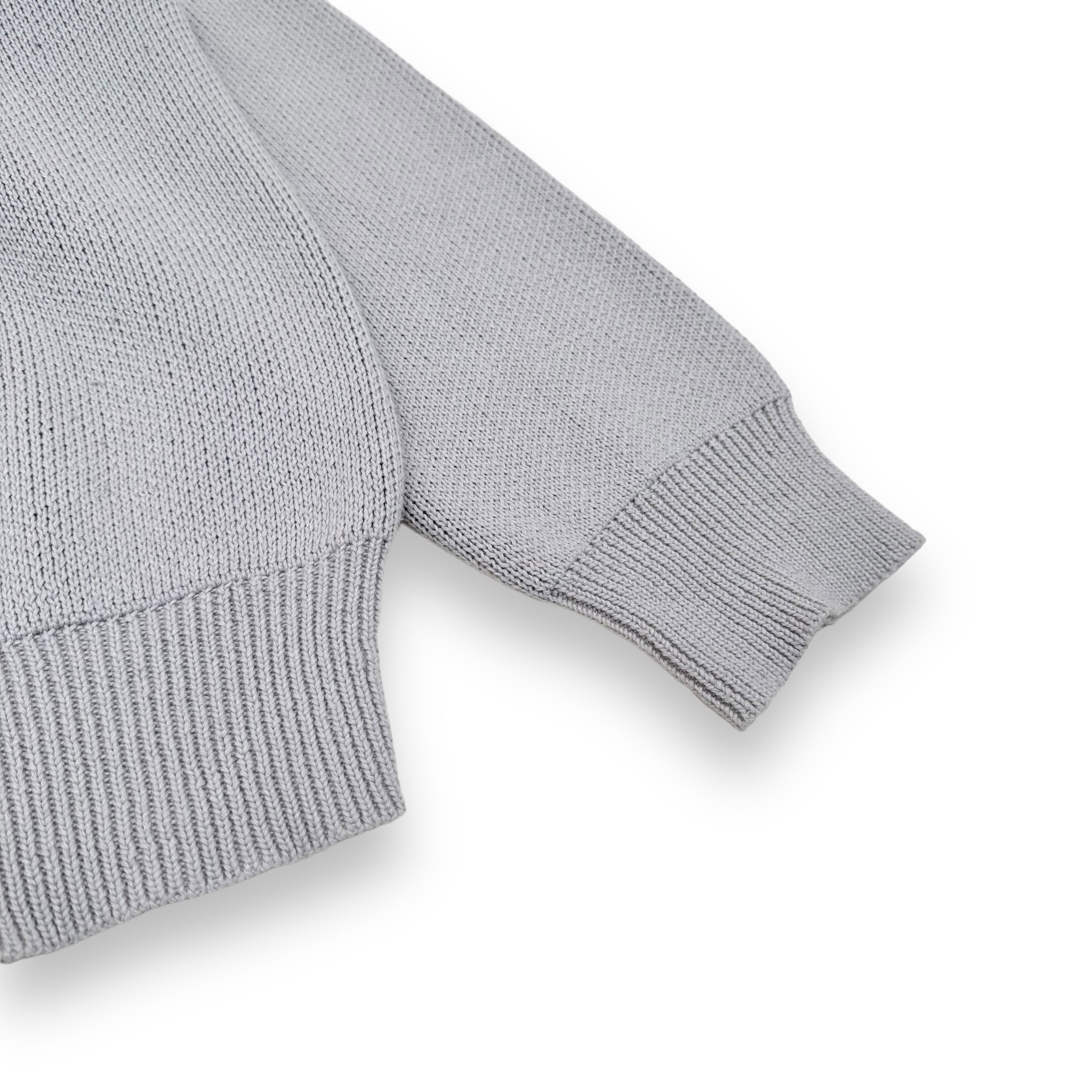 ESSENTIALS FOG HEAVY WEIGHT KNITTED HOODIE GREY XL