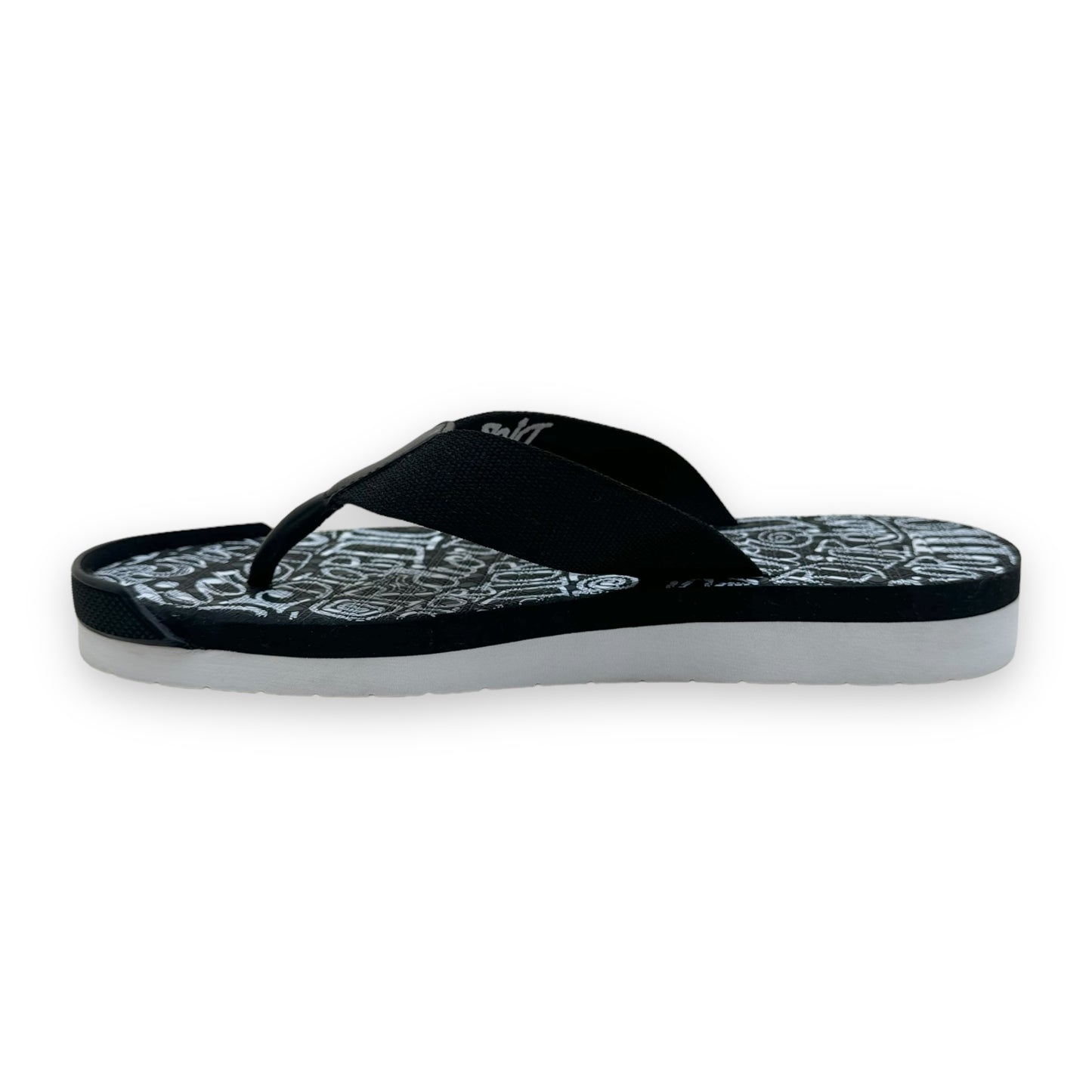 DIOR X SHAWN STÜSSY 2020 FLIP FLOPS BLACK / WHITE UK9