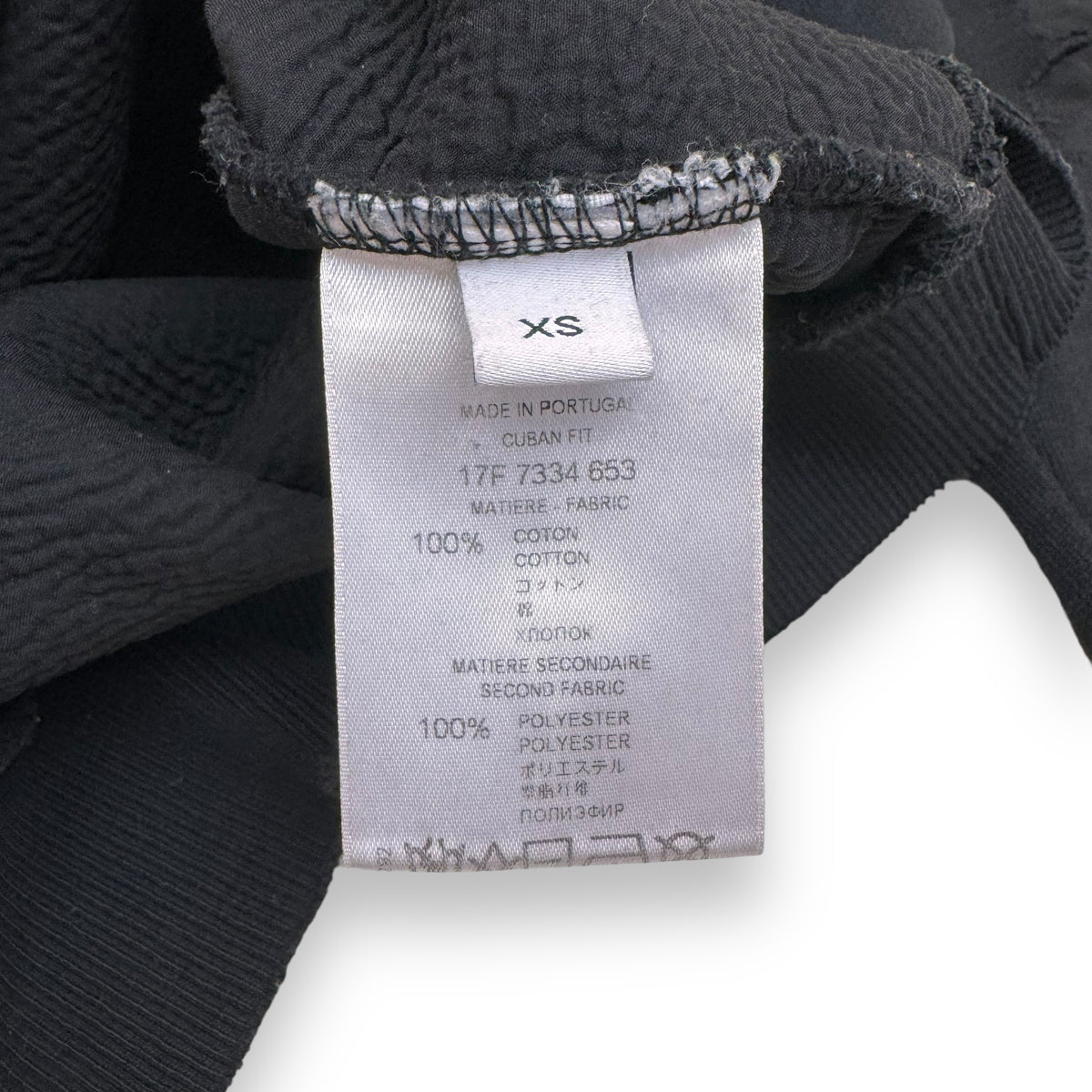 GIVENCHY DISTRESSED CREWNECK SWEATSHIRT BLACK XS