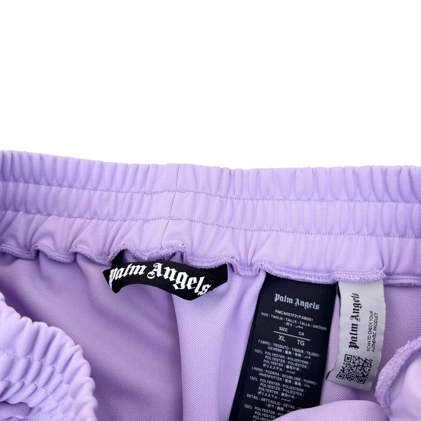 PALM ANGELS CLASSIC TRACK PANTS LILAC XL