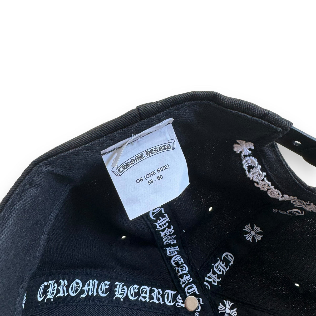 CHROME HEARTS CH CAP BLACK / GREY O/S