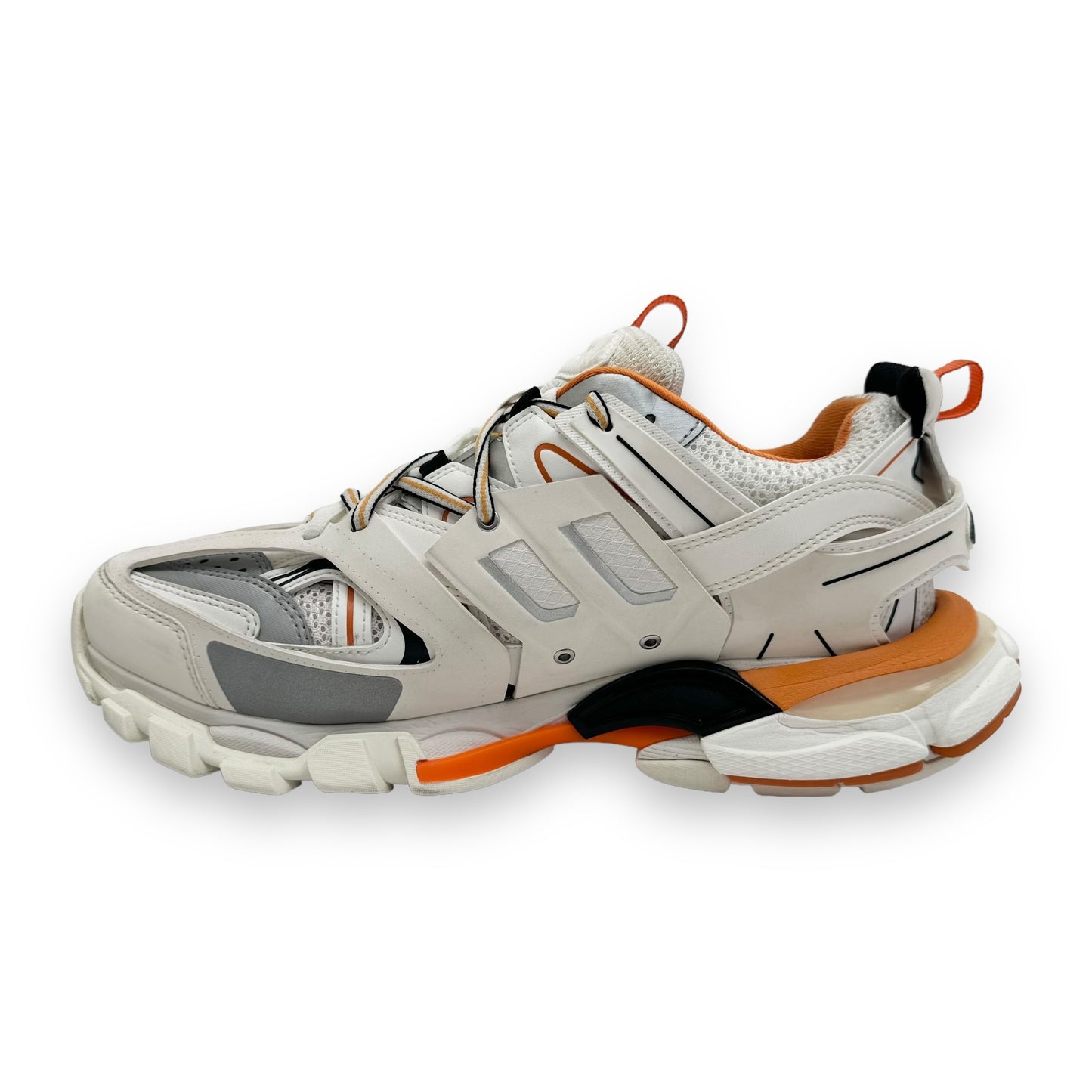 BALENCIAGA TRACK RUNNER SNEAKER WHITE / ORANGE UK9