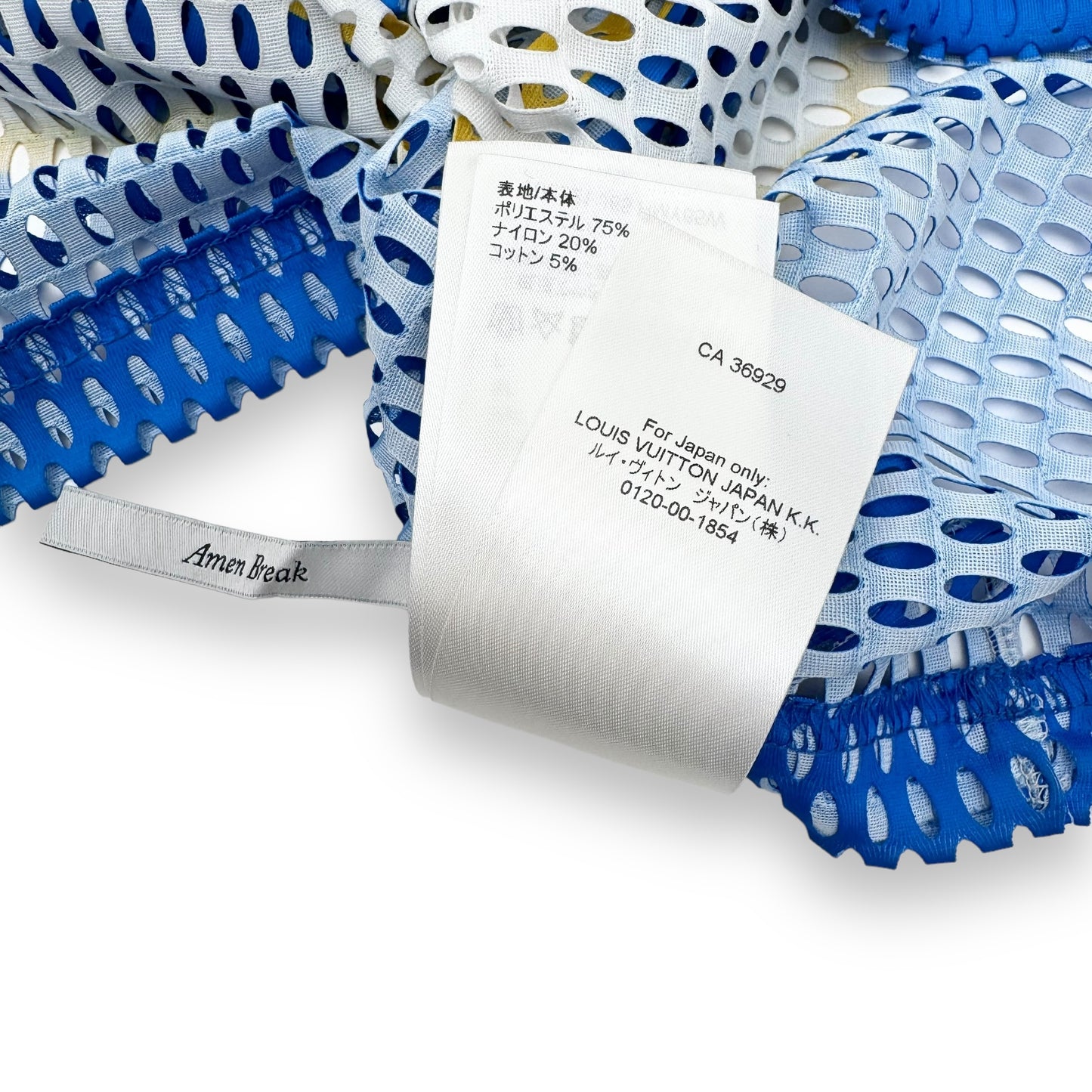 LOUIS VUITTON SPORT JERSEY WITH PATCH SHIRT BLUE L