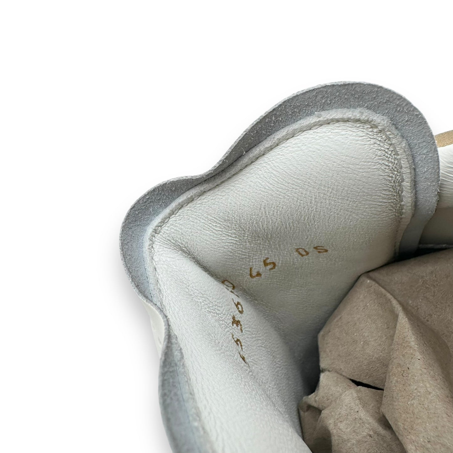 ALEXANDER MCQUEEN SNEAKER WHITE / GOLD UK11