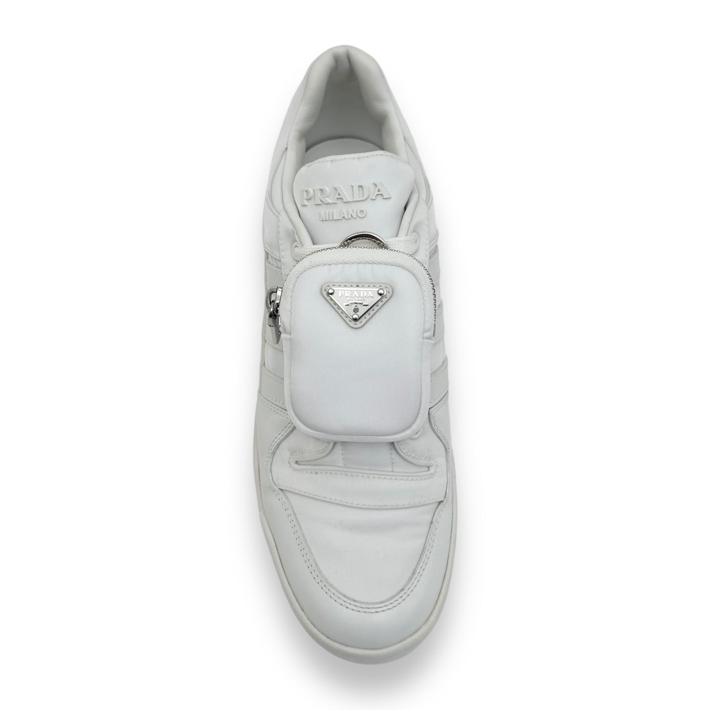 PRADA X ADIDAS FORUM LOW TOP SNEAKER WHITE UK10