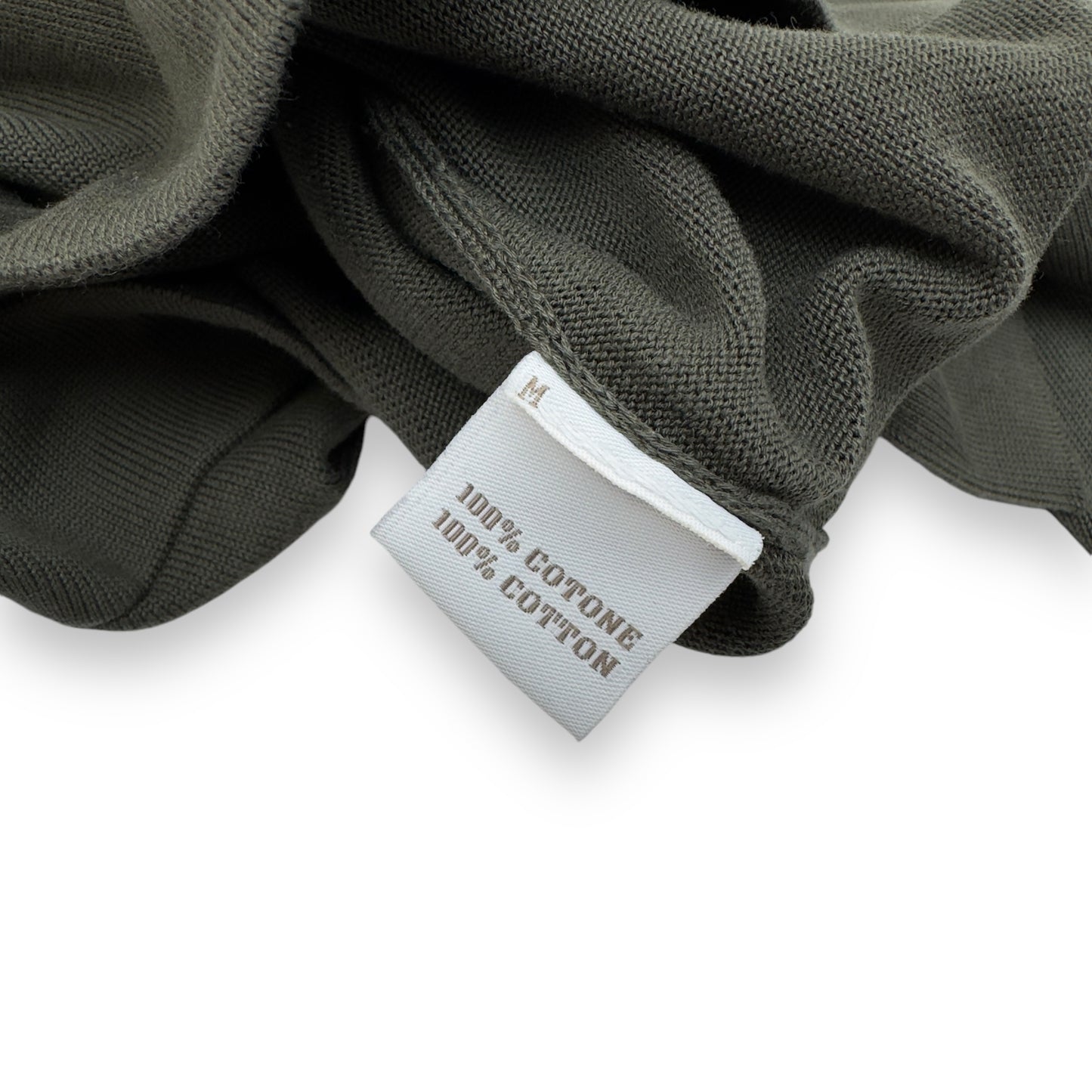 THOM SWEENEY COTTON LONG SLEEVE T-SHIRT GREEN M